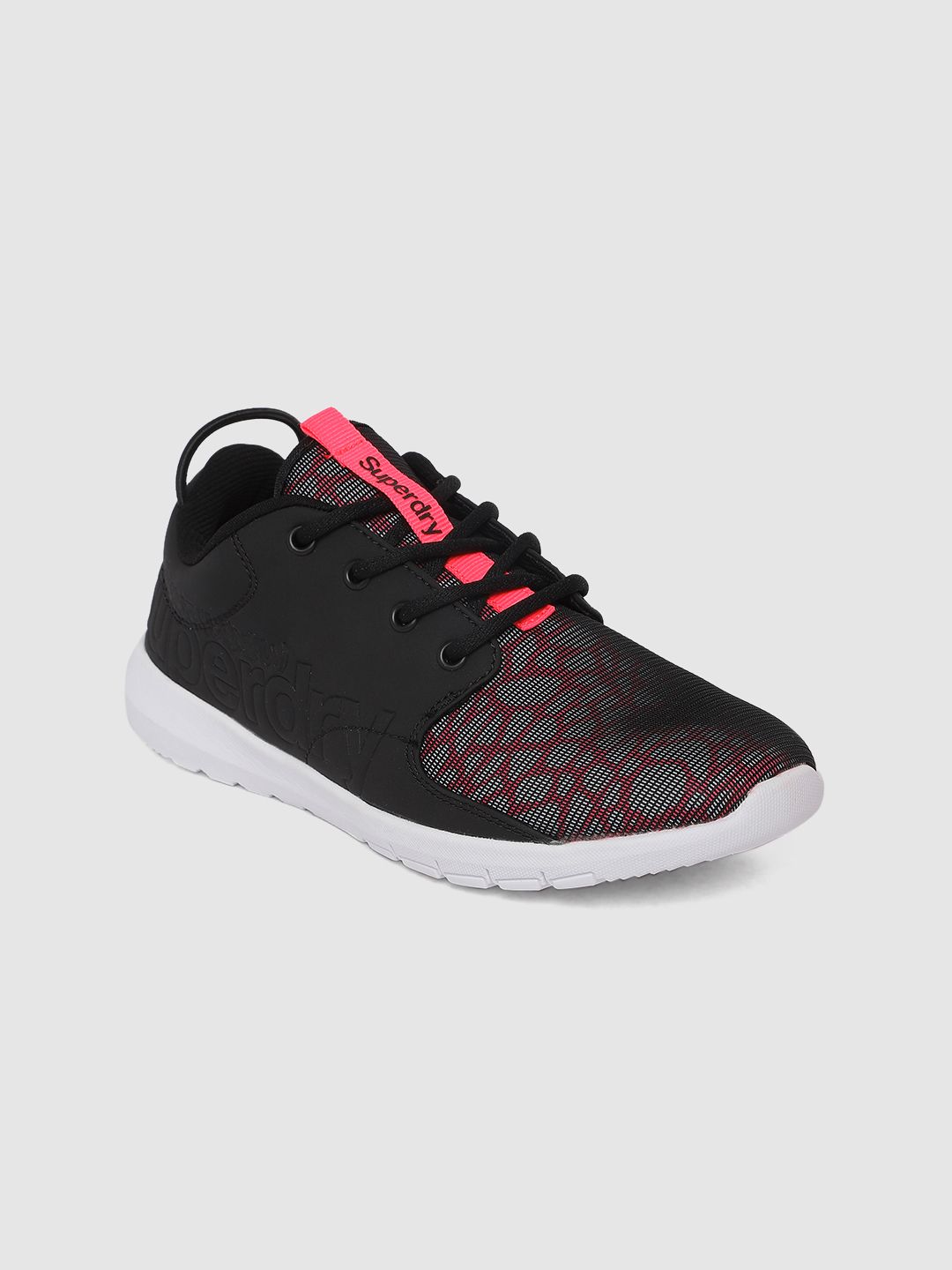 Superdry Women Black Scuba Sport Running Shoes Price in India