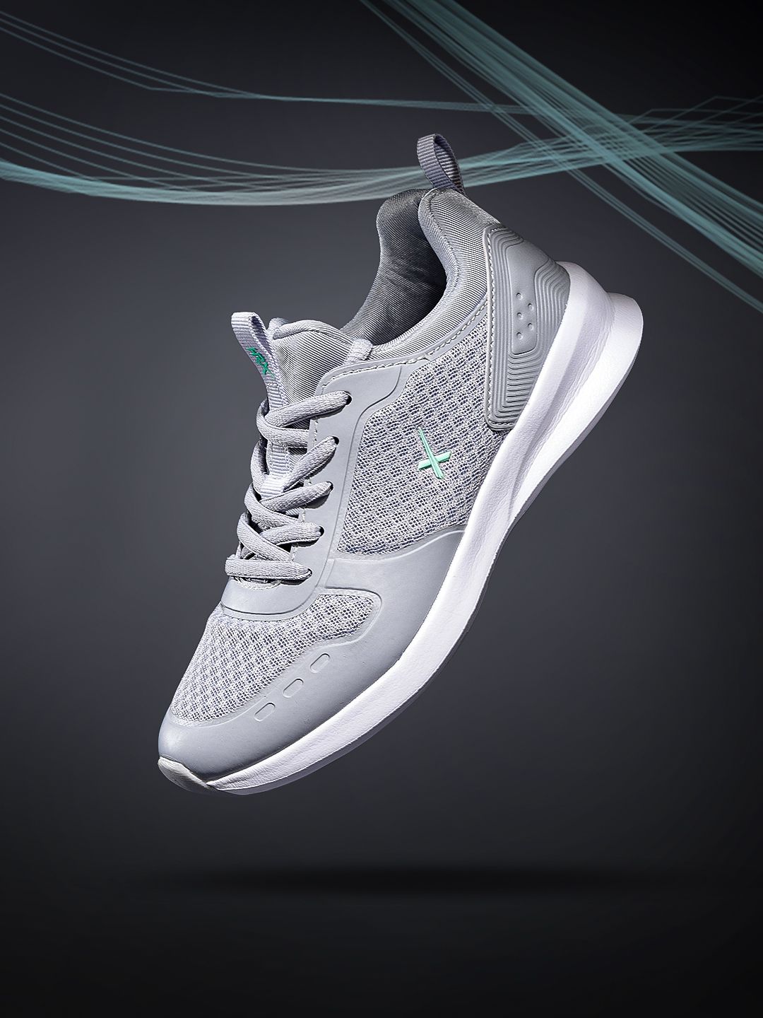 HRX by Hrithik Roshan Women Grey Wire Knit Running shoe Price in India