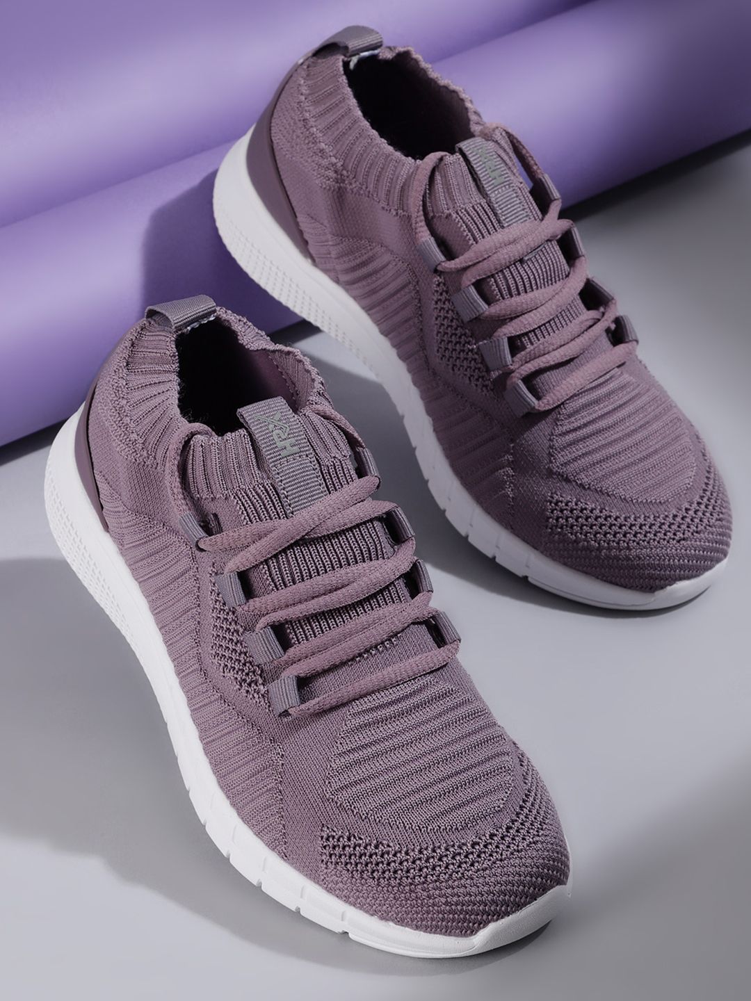 HRX by Hrithik Roshan Women Purple Wire Knit Running shoe Price in India