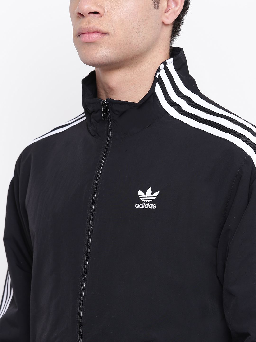 Buy ADIDAS Originals Men Black Woven Track Jacket - Jackets for