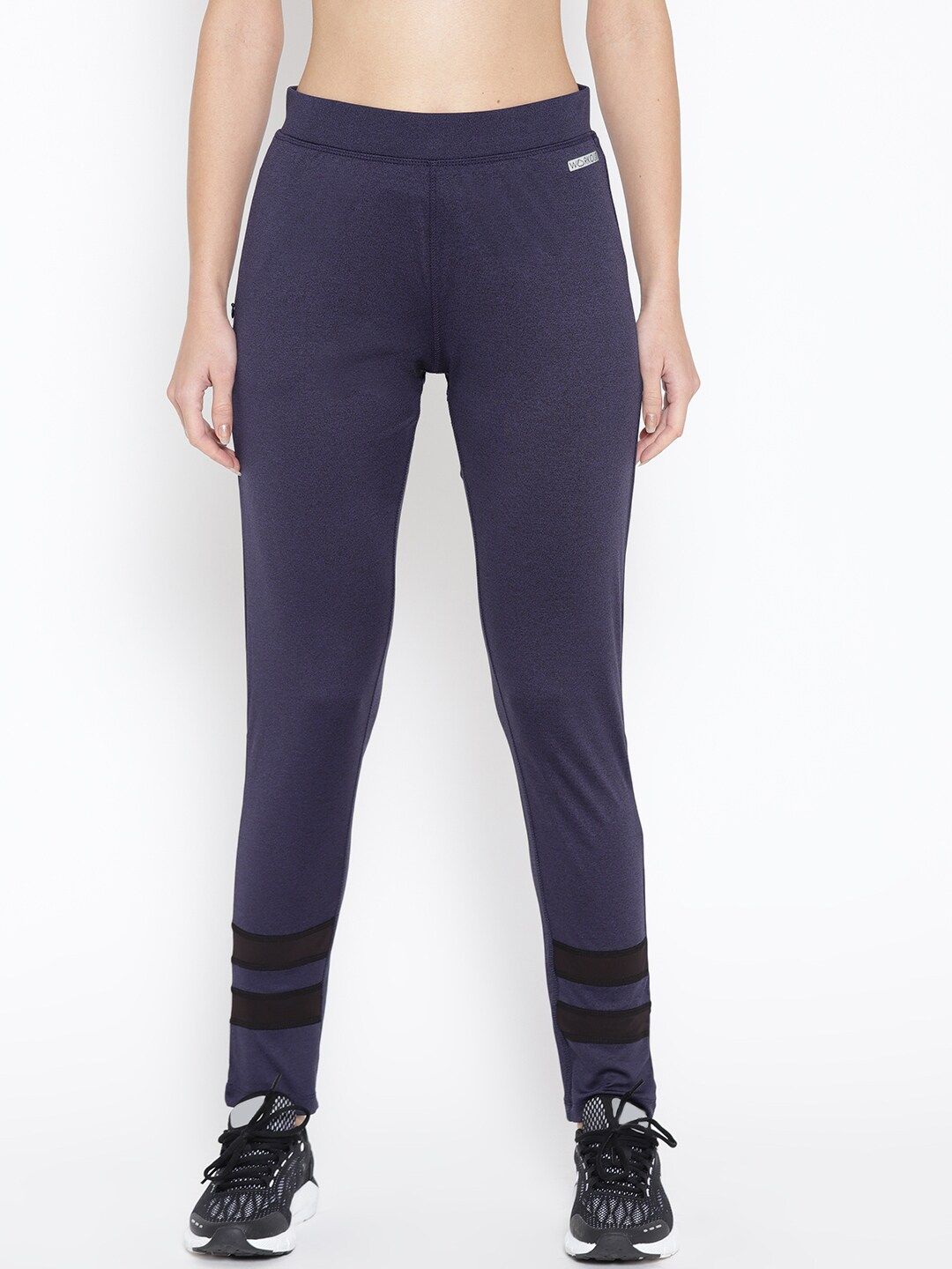 Sweet Dreams Women Navy Blue Solid Workout Track Pants Price in India