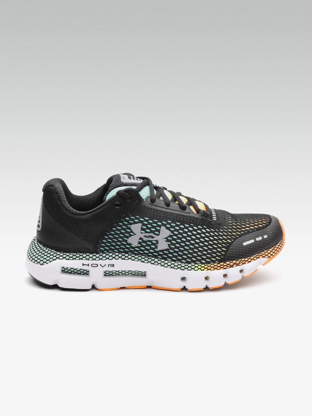 Buy UNDER ARMOUR Men Black & Green HOVR Infinite Dyed Running