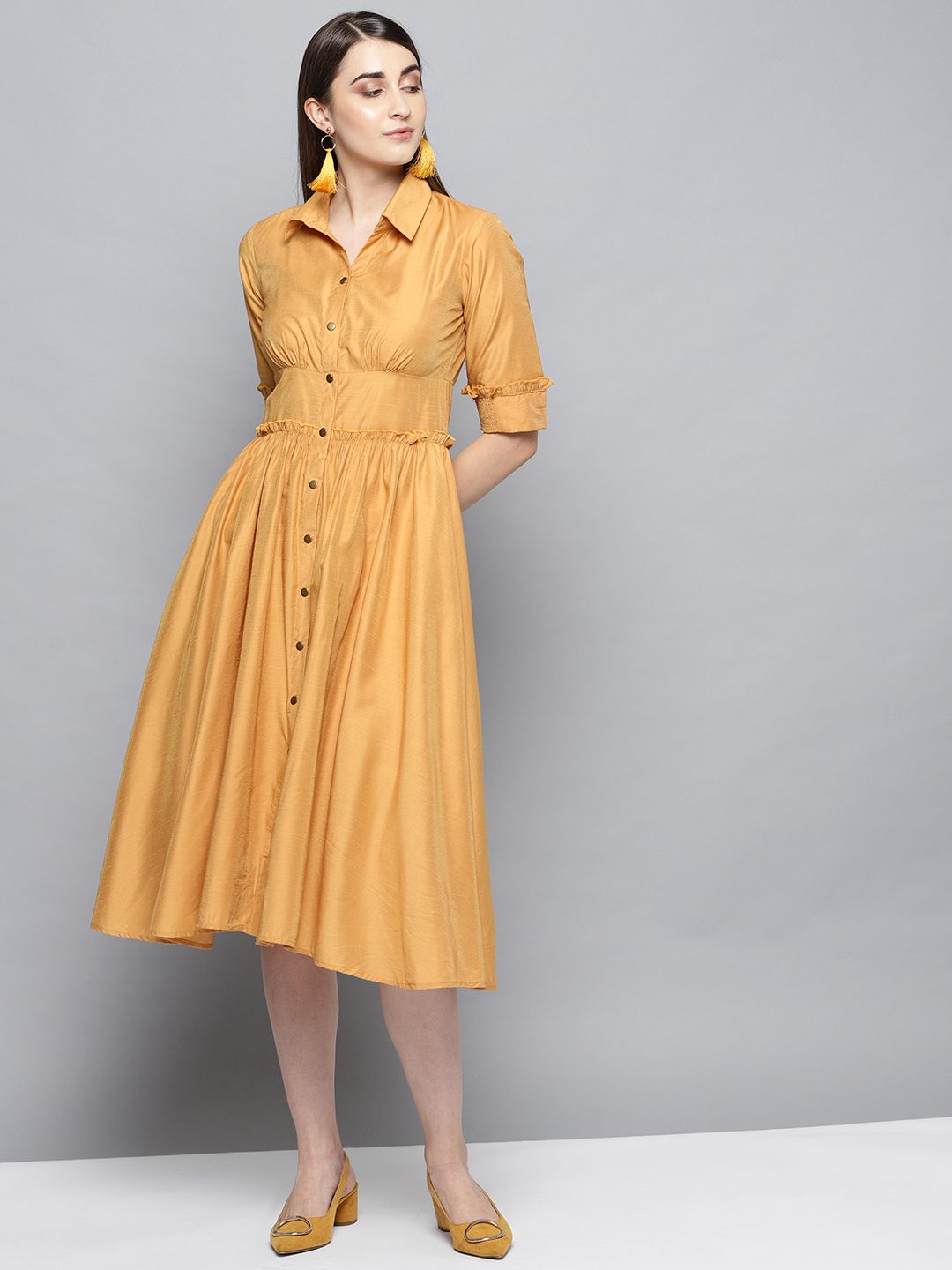 ritu kumar yellow dress