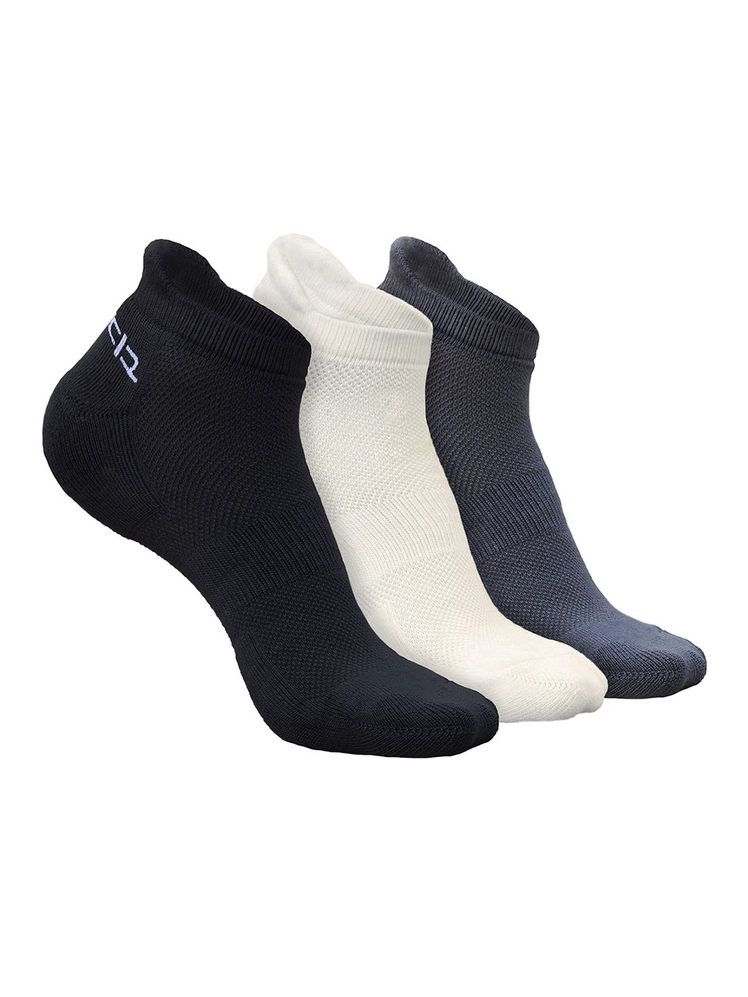 Heelium Men Pack of 3 Bamboo Super Soft & Odour-Free Breathable Ankle-Length Socks