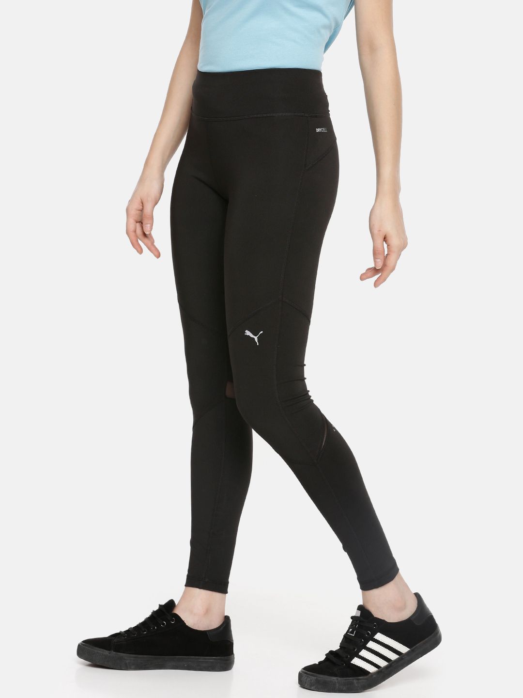 Puma Women Black Solid Ignite DRY-CELL Running & Training Tights Price in India