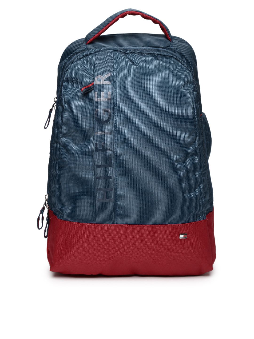 Tommy Hilfiger Unisex Navy & Red Biker Club-Basil Backpack Price in India