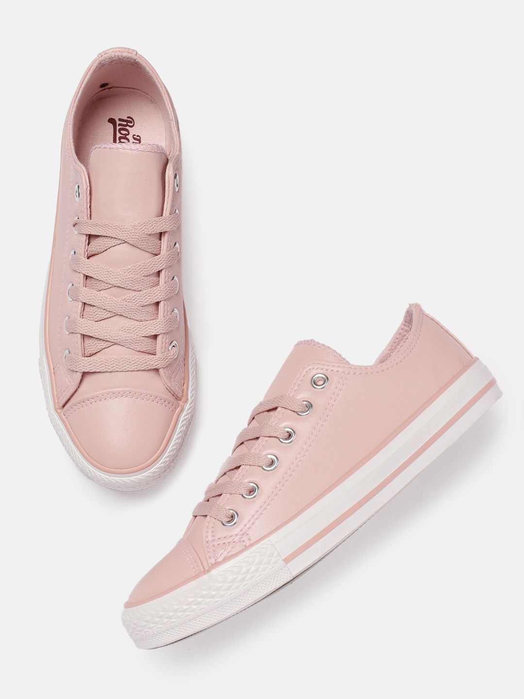 The Roadster Lifestyle Co Women Pink Sneakers Price in India