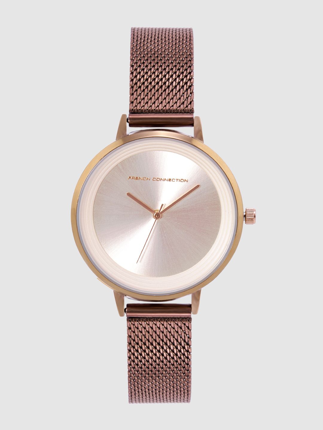 French Connection Women Rose Gold-Toned Analogue Watch FCN0001H Price in India