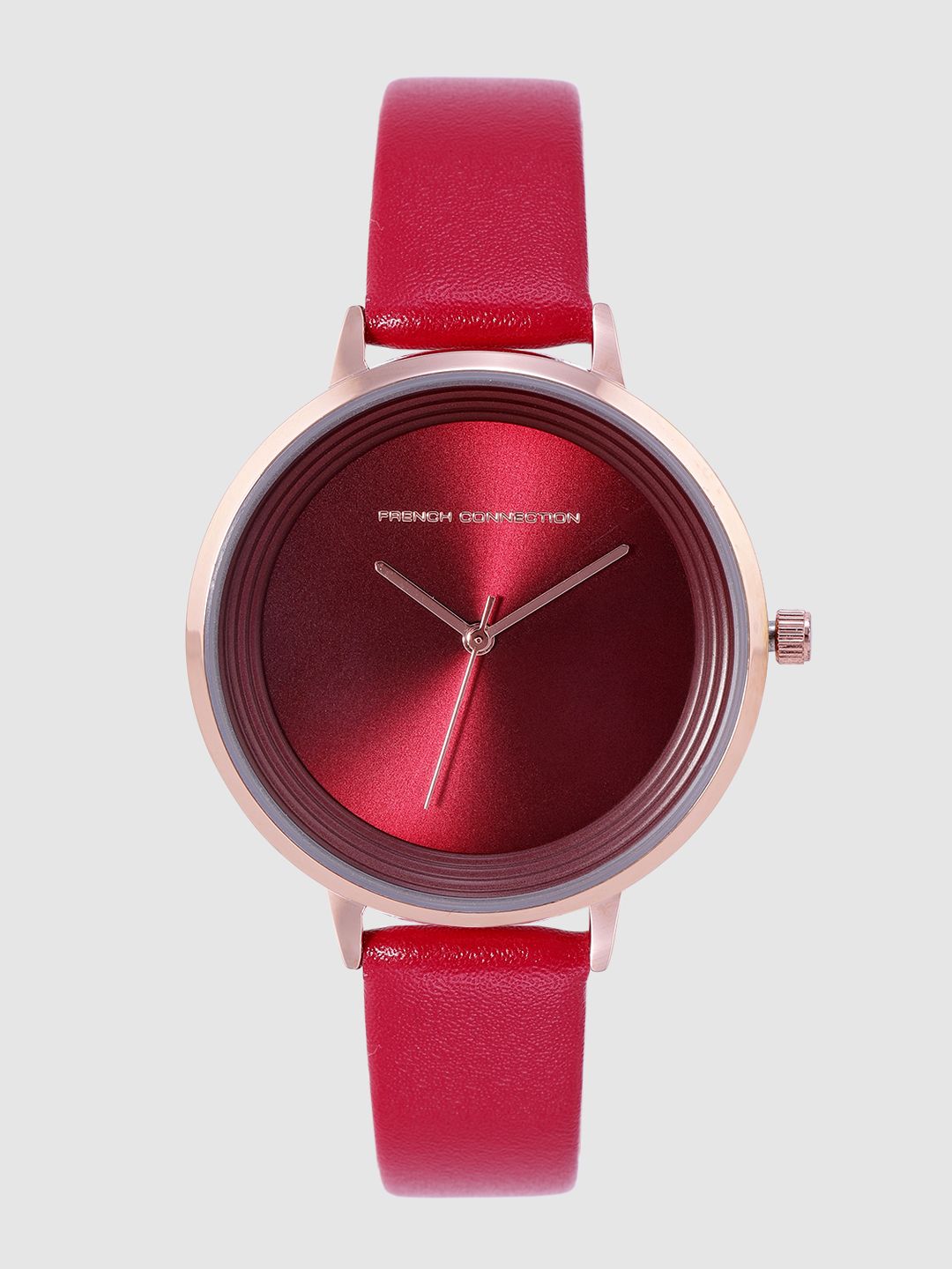 French Connection Women Red Analogue Watch FCN0001I Price in India