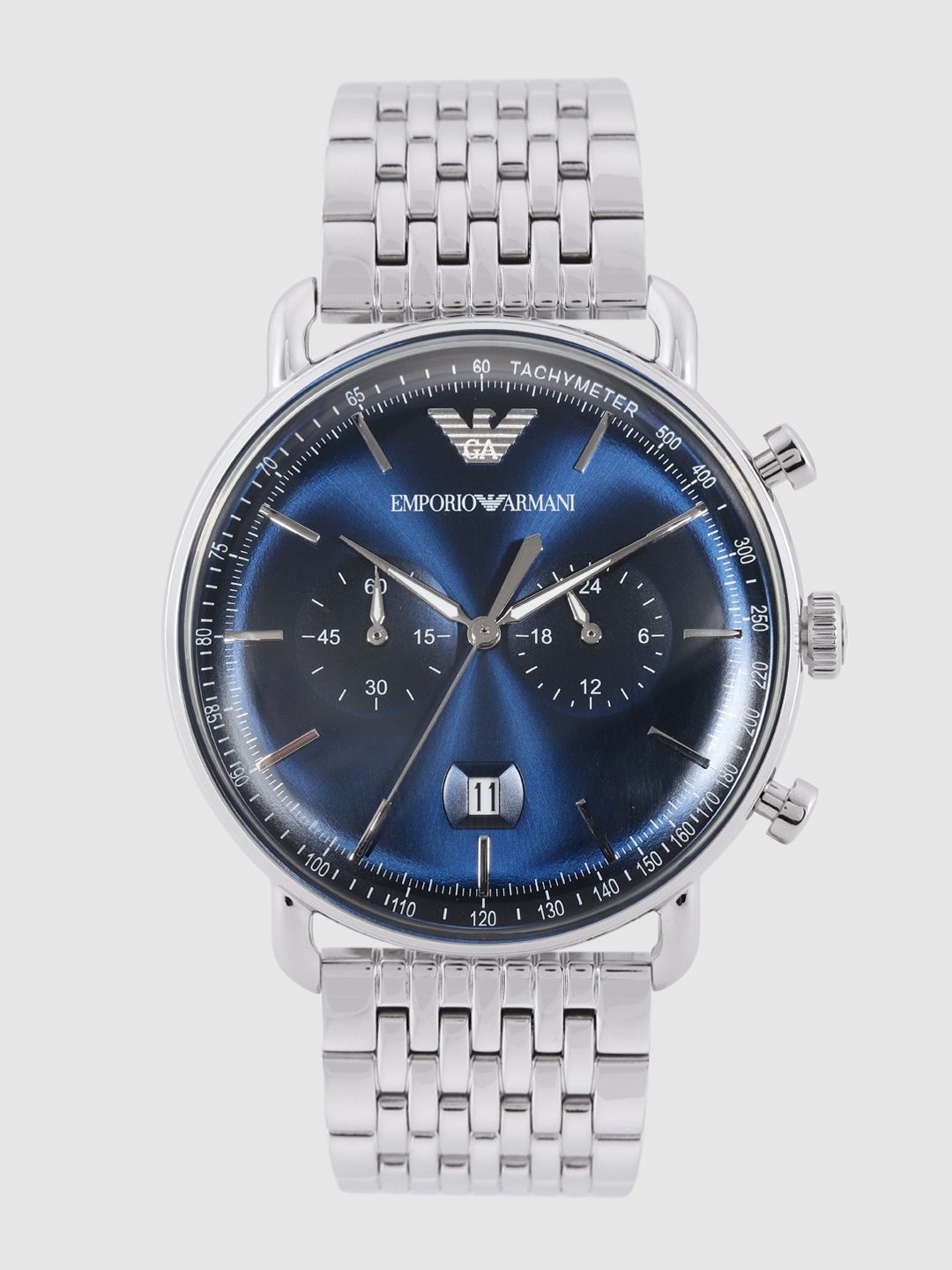 Emporio Armani Men Navy Blue Analogue Watch AR11238