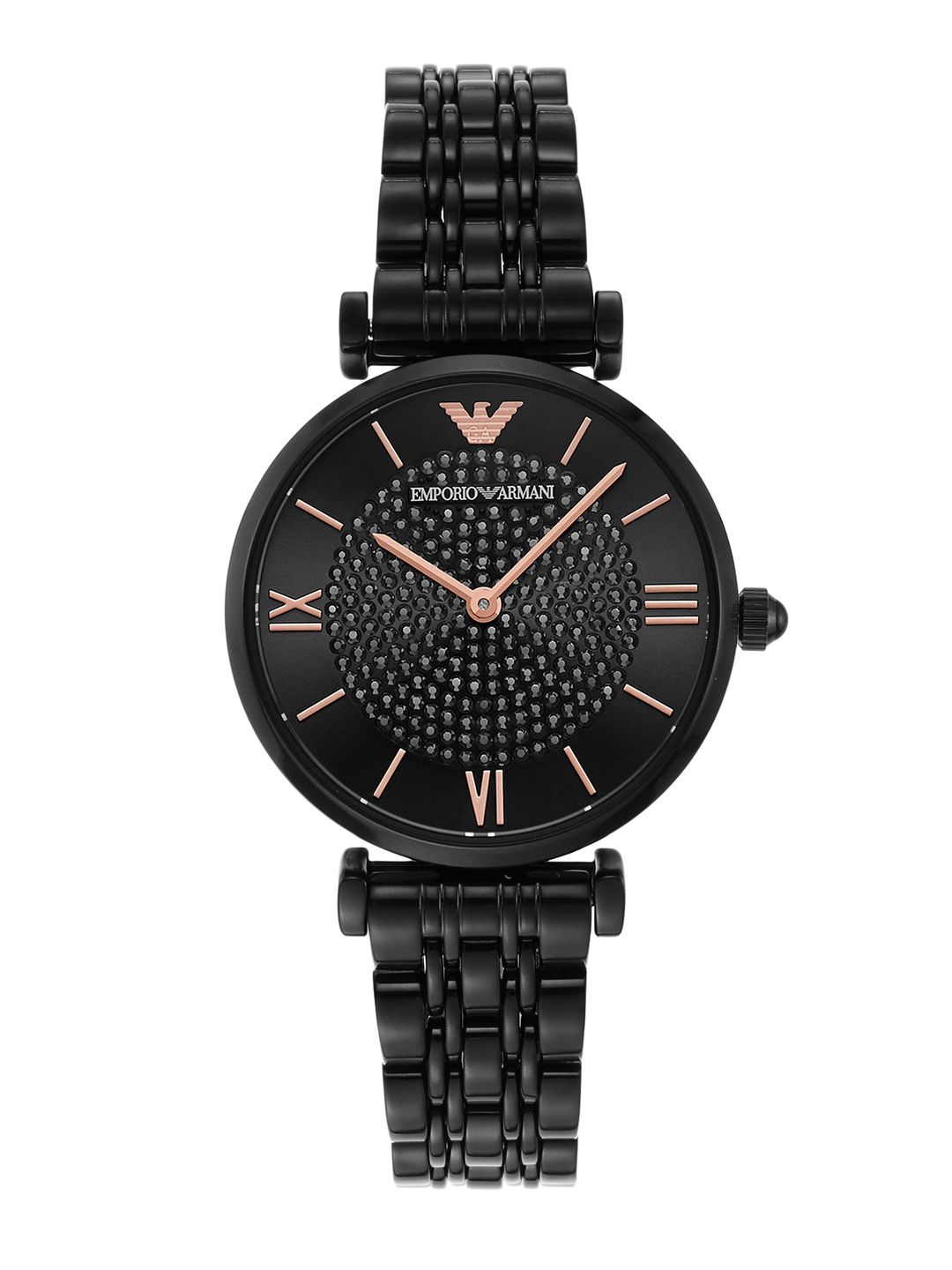 Emporio Armani Women Black Analogue Watch AR11245 Price in India