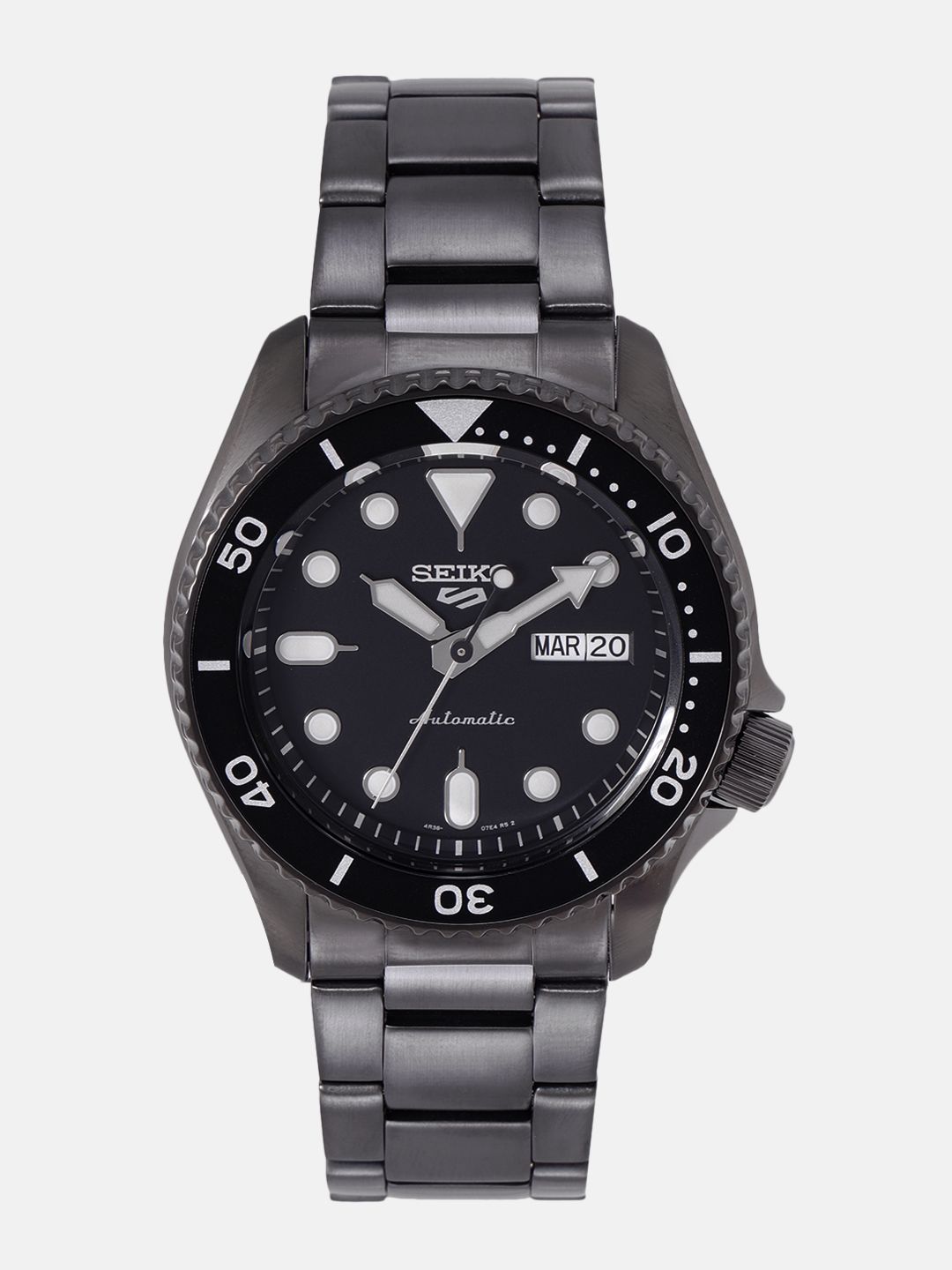 SEIKO SEIKO Men Black Analogue Watch SRPD65K1