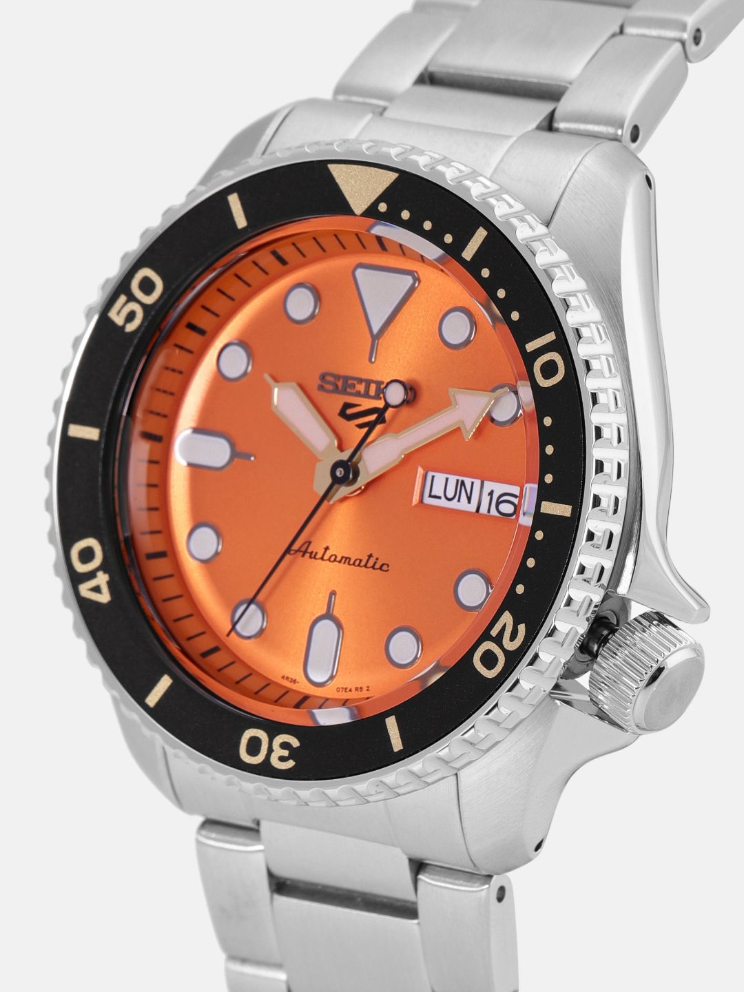 Buy SEIKO 5 Automatic Men Orange Analogue watch SRPD59K1 - Watches