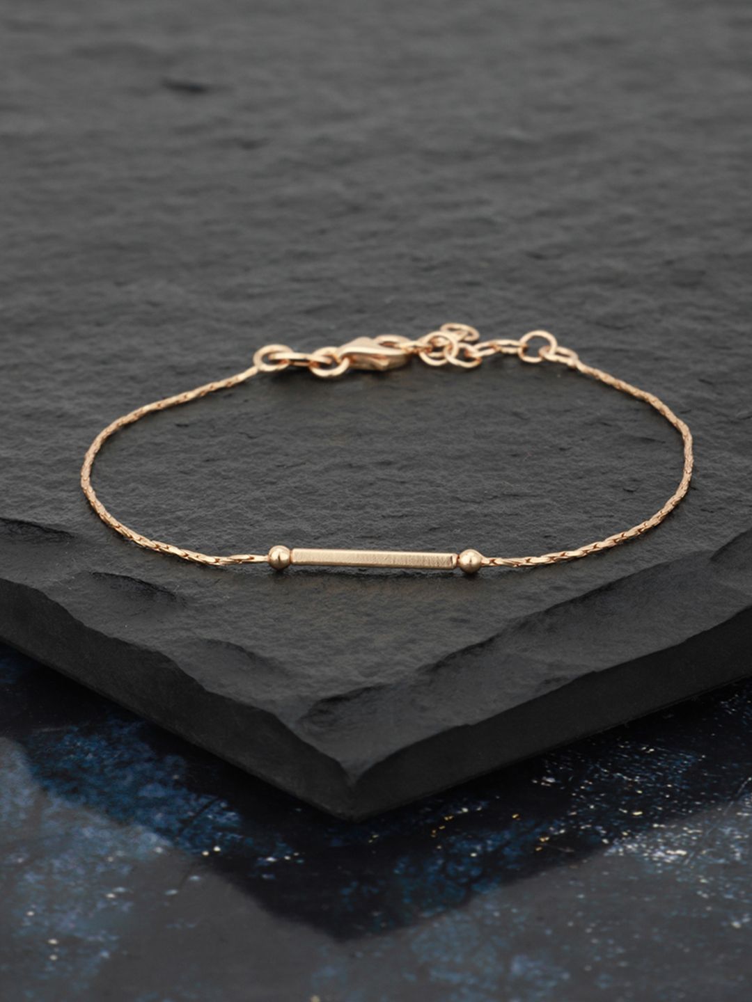 Carlton London Rose Gold-Plated Bracelet Price in India