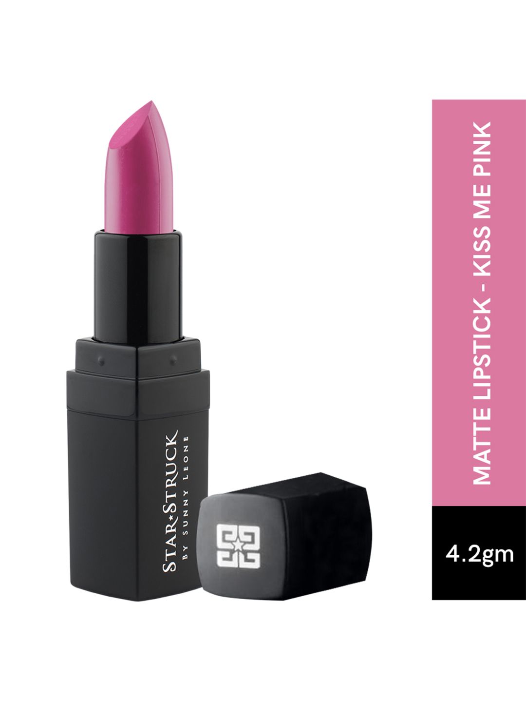 STAR STRUCK BY SUNNY LEONE Intense Long-Lasting Matte Lipstick- Kiss Me Pink Price in India