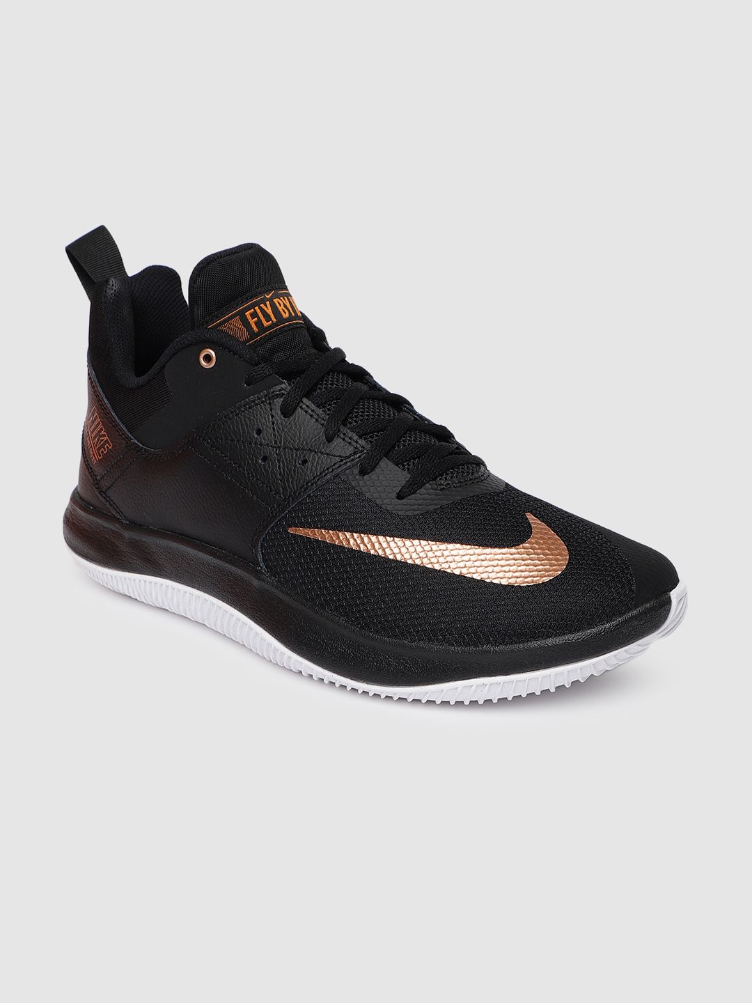 Buy Nike Men Black FLY.BY LOW II Basketball Shoes - Sports Shoes
