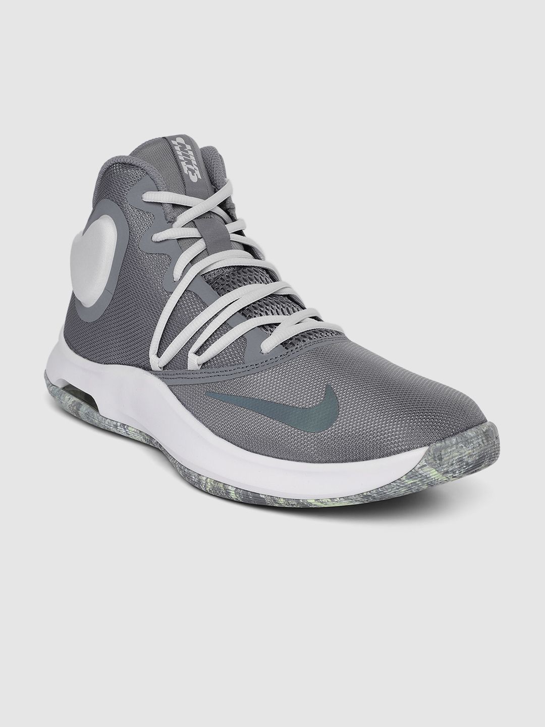 Buy Nike Unisex Grey AIR VERSITILE IV Mid-Top Basketball  display picture 3