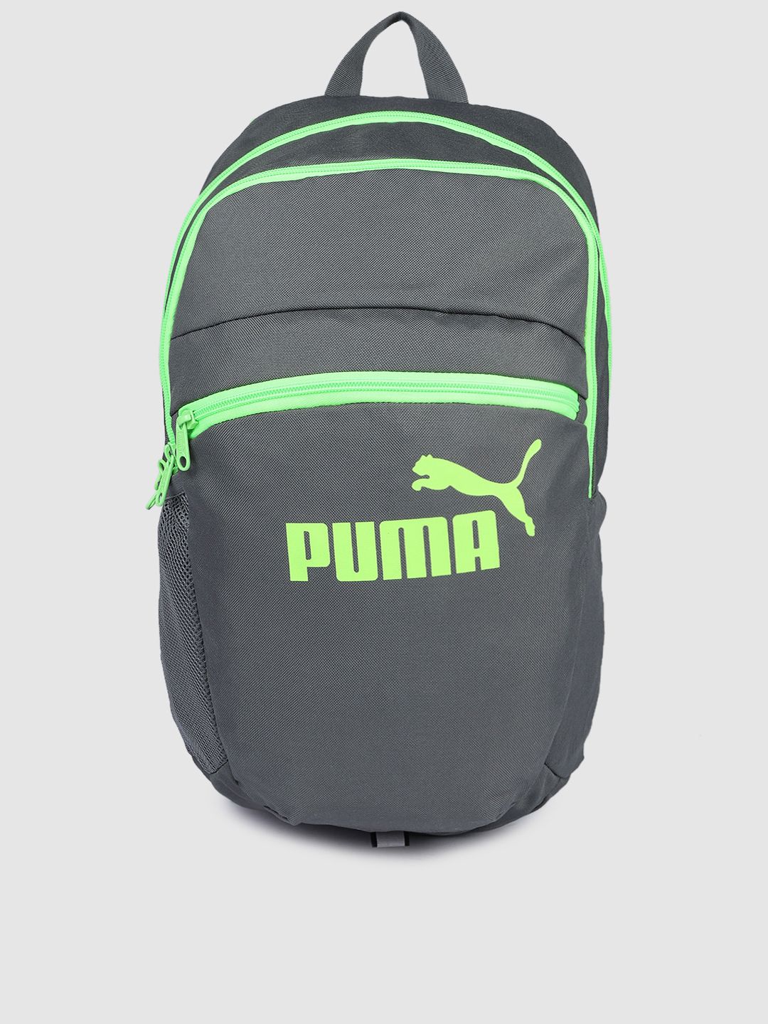 Puma Unisex Grey Brand Logo Backpack Price in India