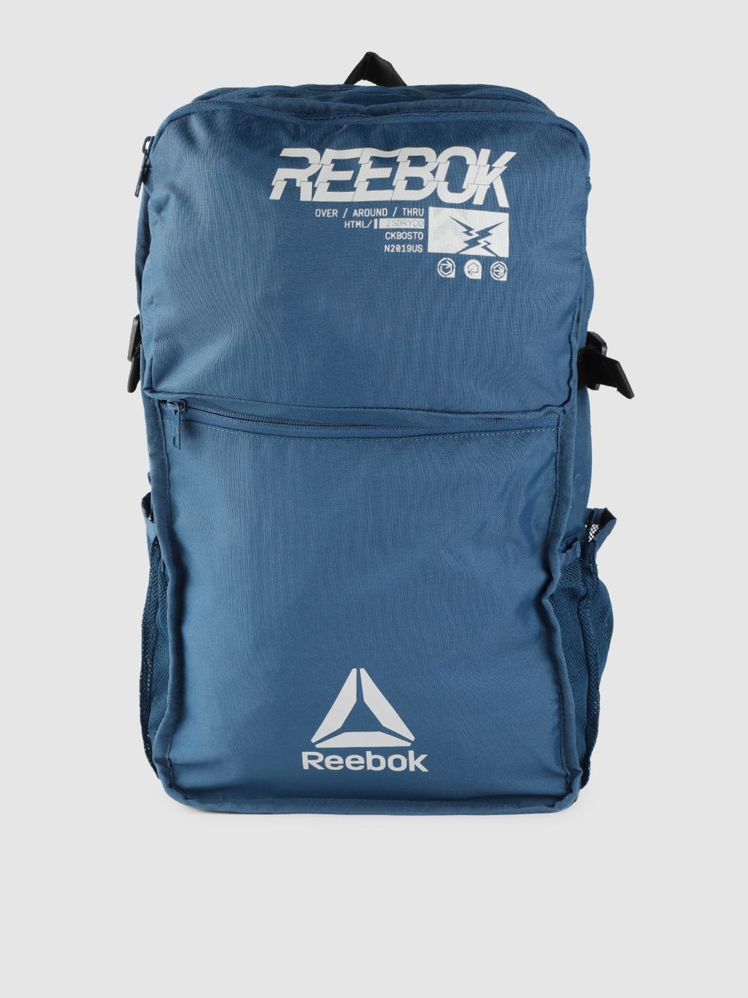 Reebok Unisex Blue ENH X Brand Logo Laptop Training Backpack Price in India