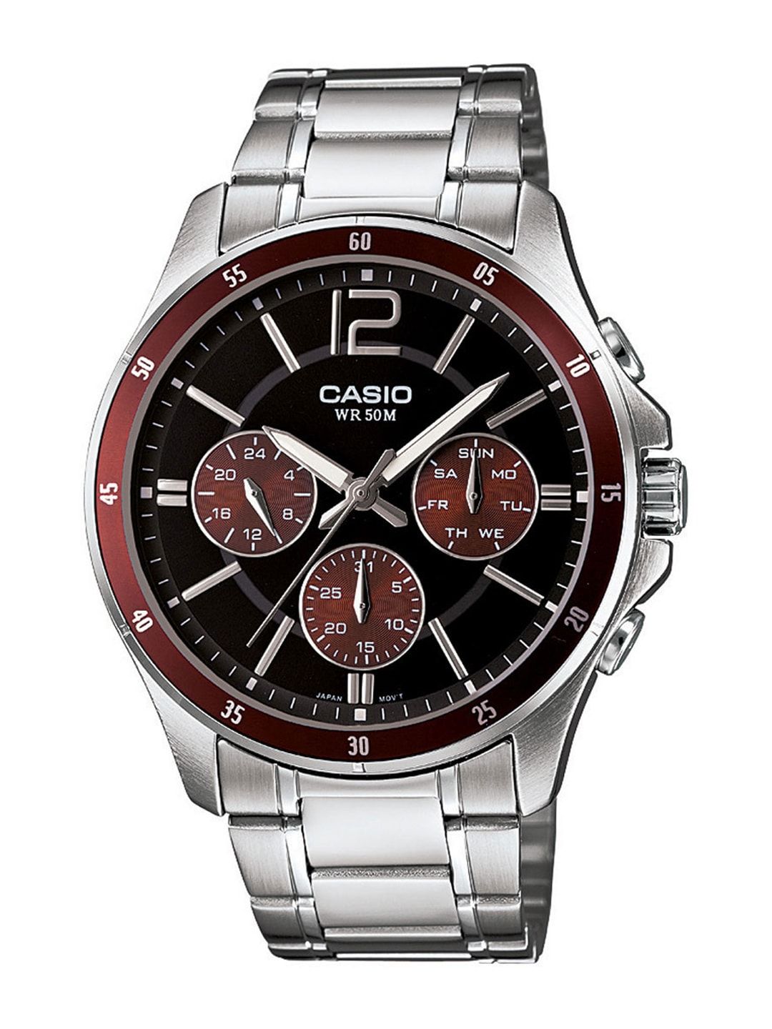 Buy Casio Enticer Men Black Analogue watch A1647 MTP-1374HD-5AVIF