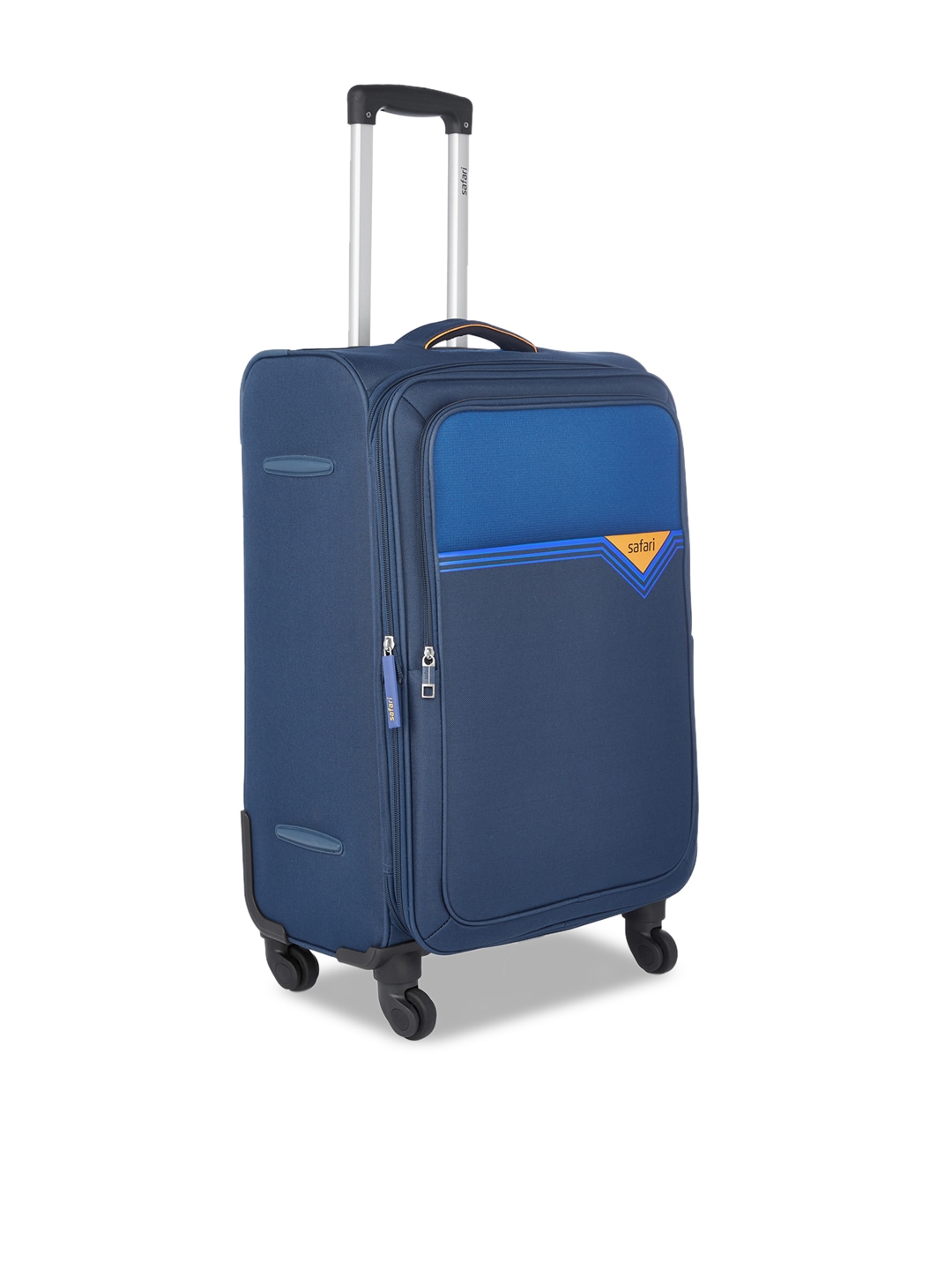 Safari Unisex Blue Solid Large Trolley Suitcase Price in India