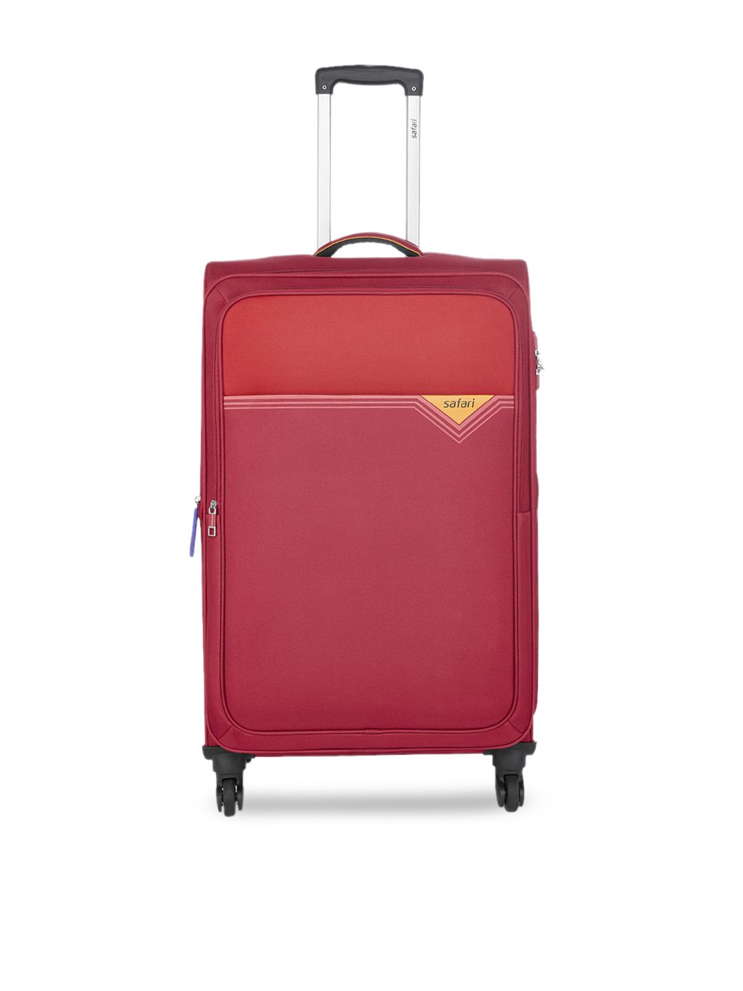 Safari Unisex Red Solid Cabin Trolley Suitcase Price in India