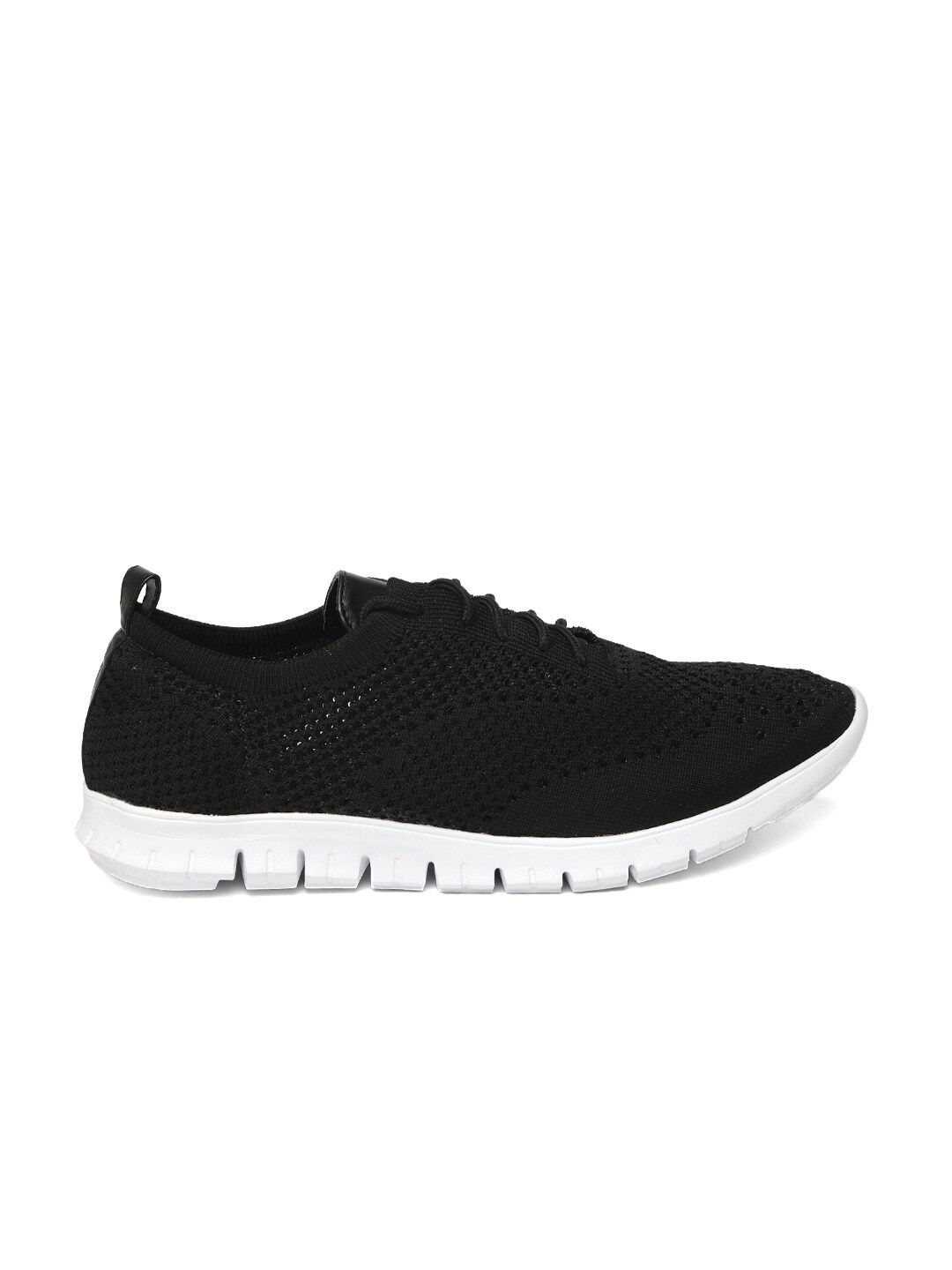 ether Women Black Woven Design Sneakers Price in India