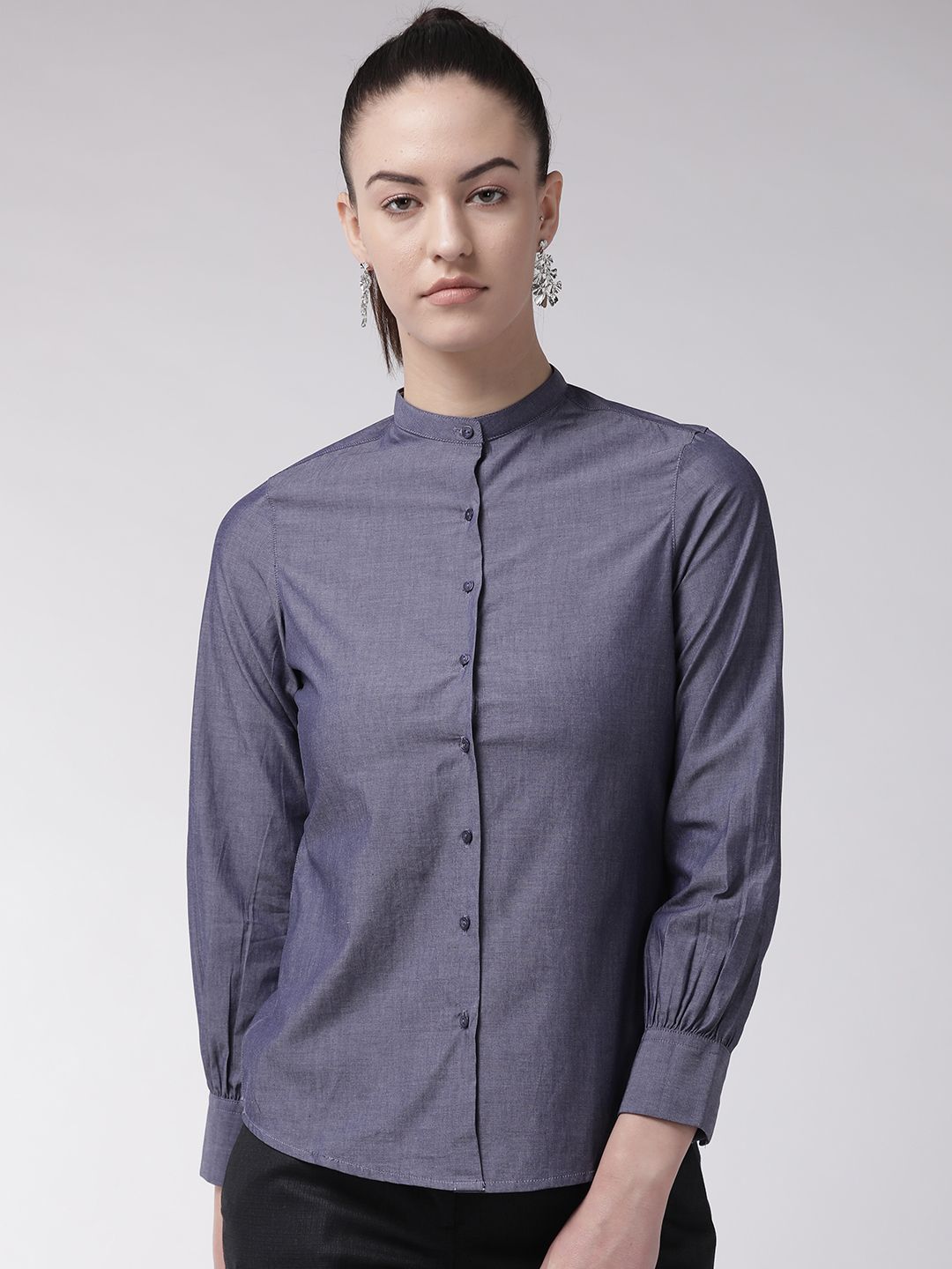 park avenue women's solid formal shirt