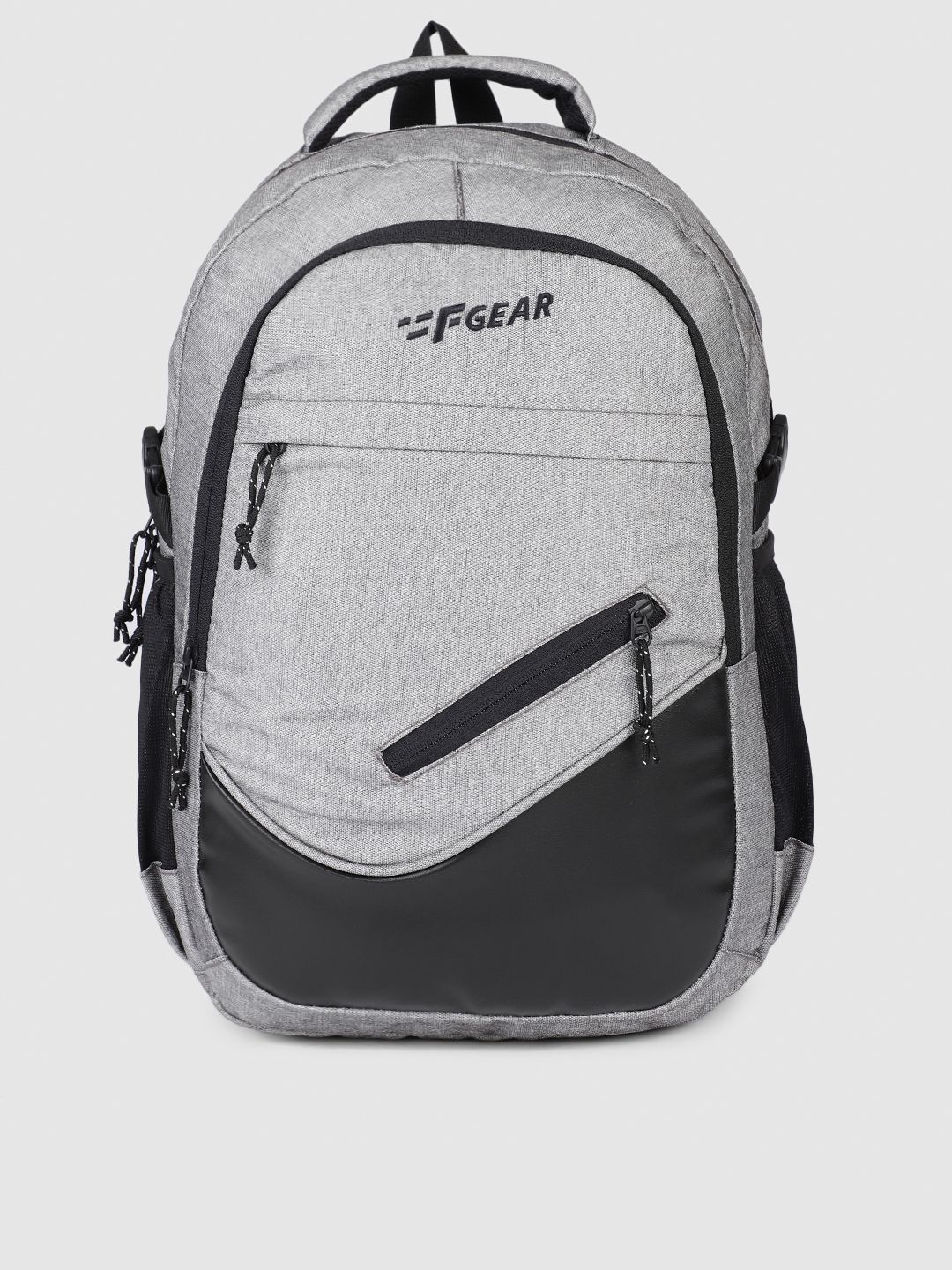 F Gear Unisex Grey Solid Parade Backpack Price in India