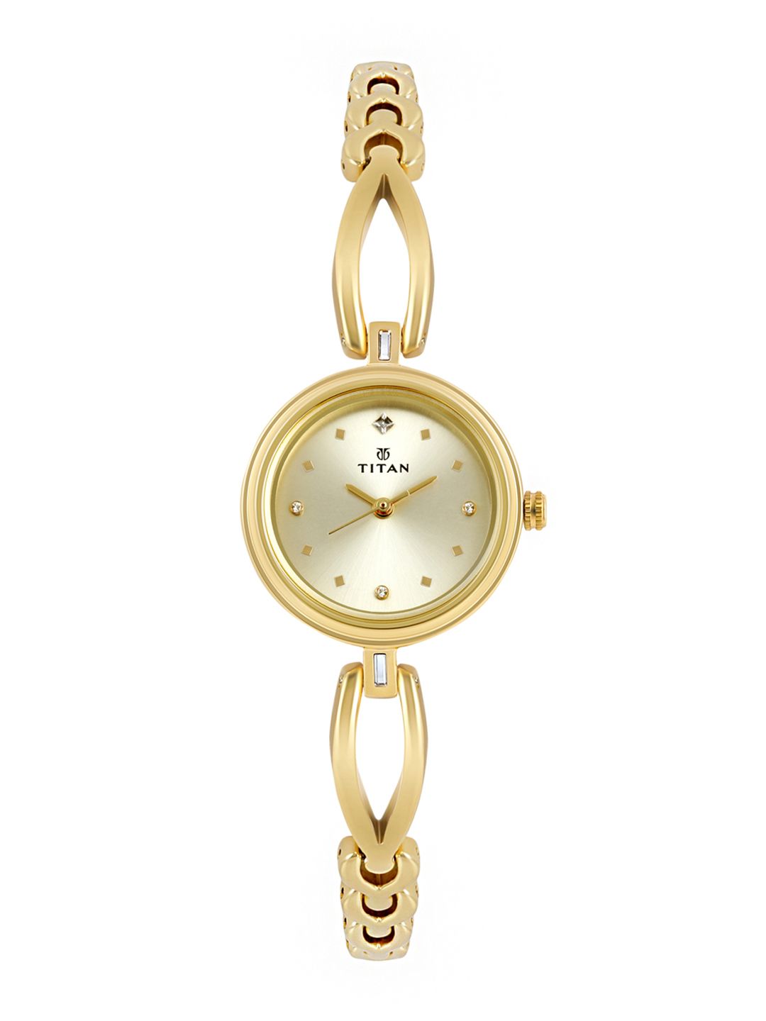 Titan Ladies Karishma Women Gold Analogue watch NL2601YM02 Price in India