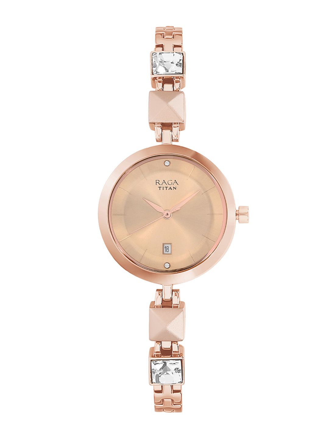 Titan Raga Viva Women Rose Gold Analogue watch NL2606WM01 Price in India