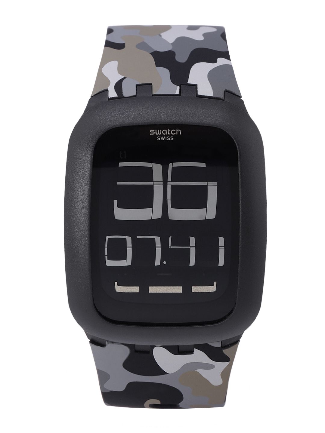 Swatch Touch Unisex Grey Water Resistant Digital watch SURB119C Price in India