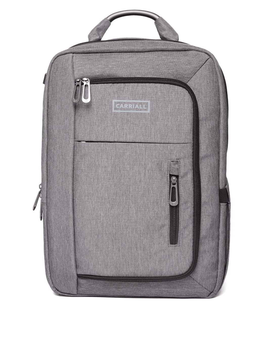 CARRIALL Unisex Grey Solid Minch Laptop Backpack Price in India