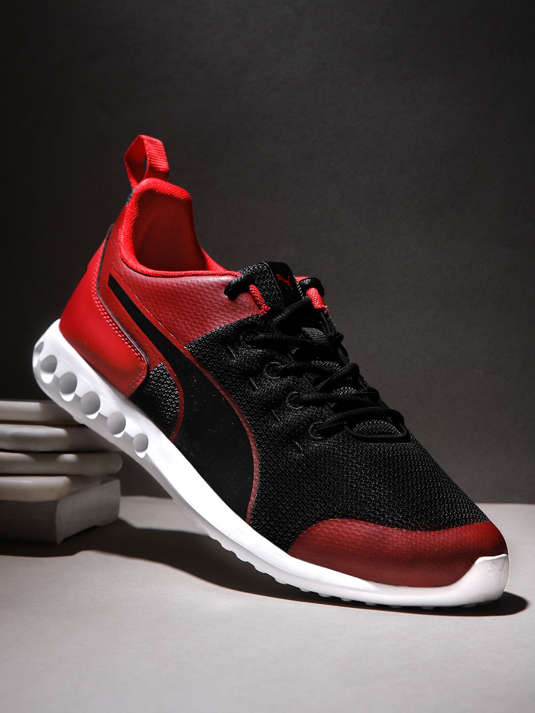 Puma Men Black & Red Chromeson IDP Running Shoes