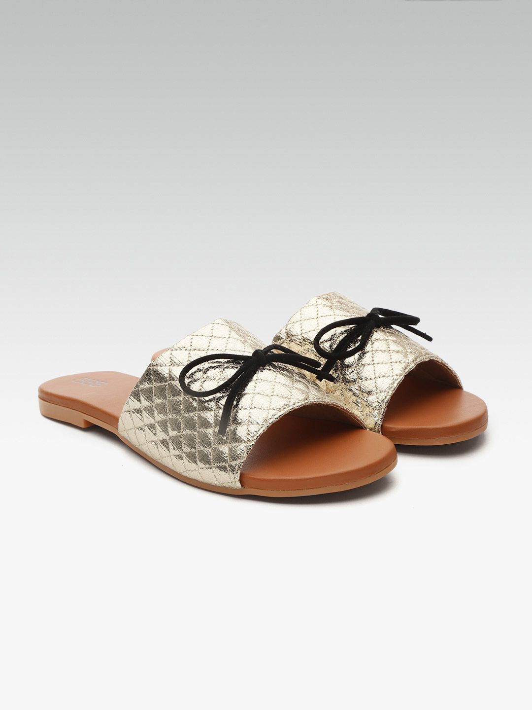 street style store gold flats