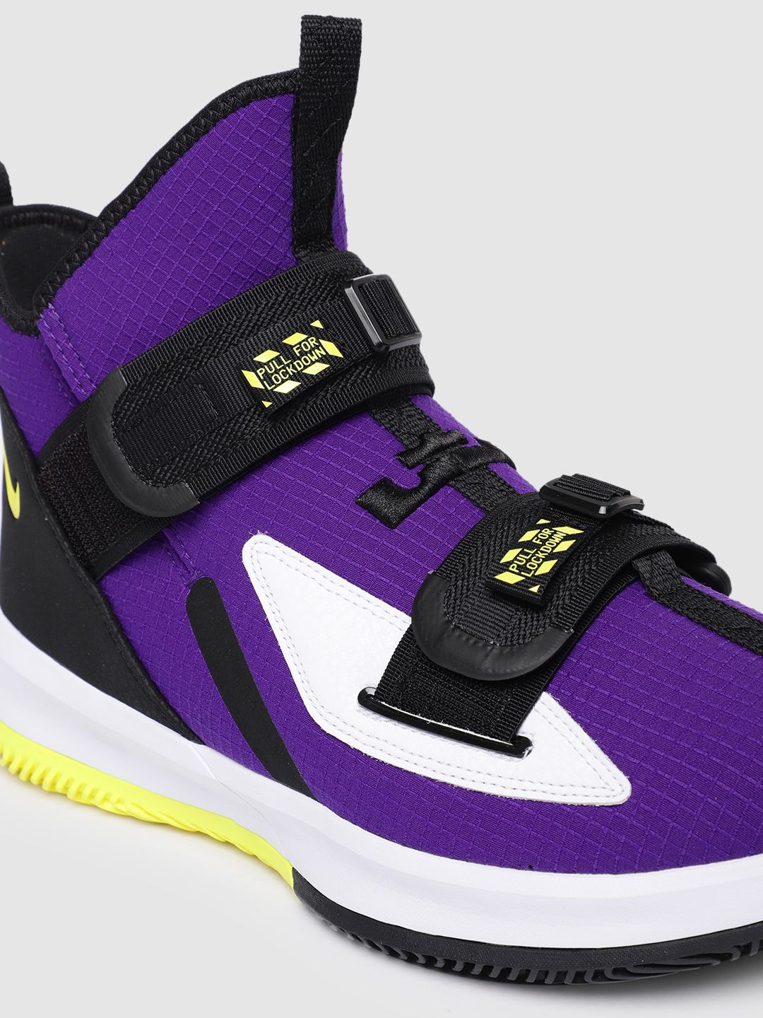 lebron soldier 11 purple and black
