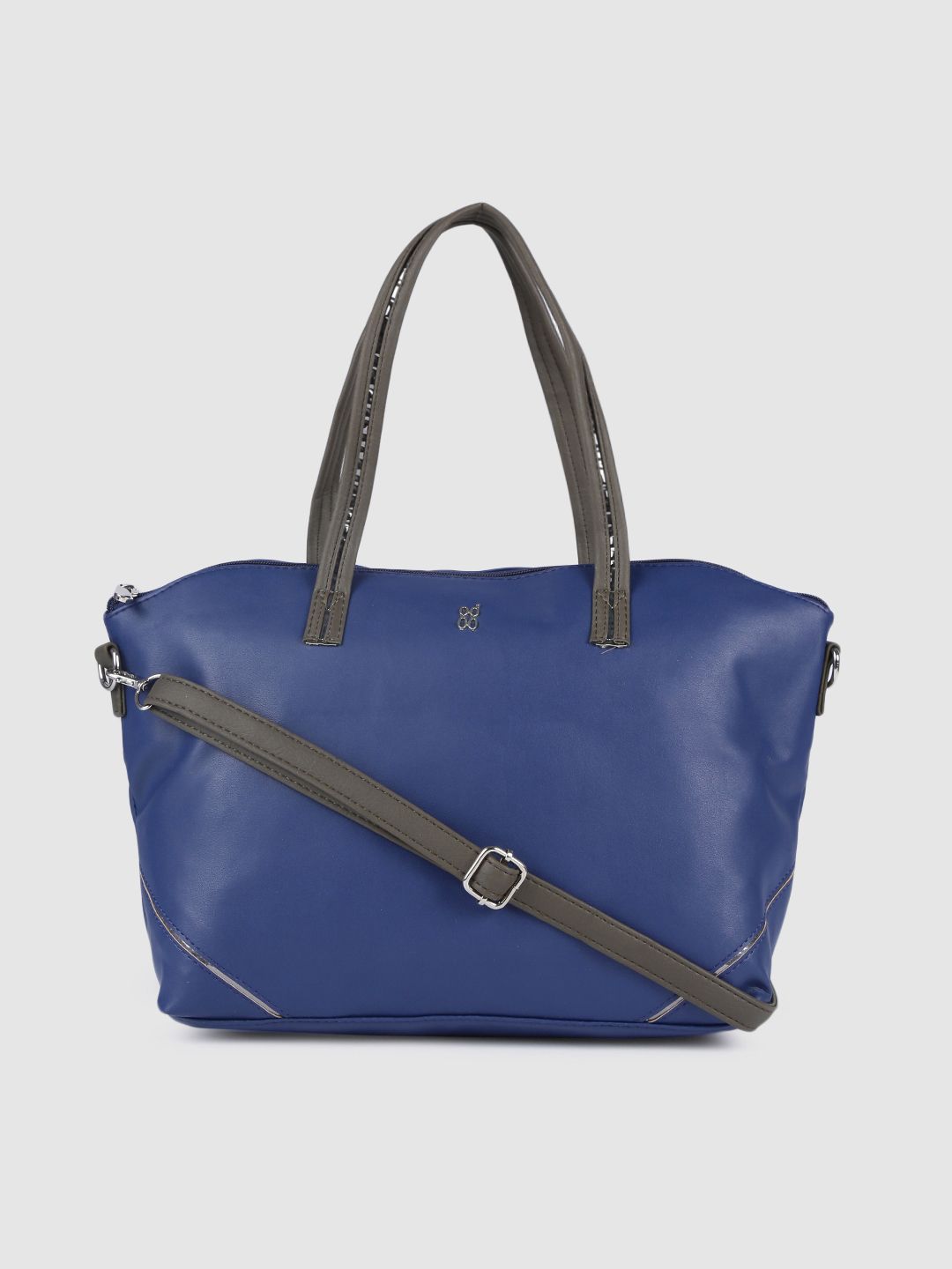 Baggit Blue Solid Handheld Bag Price in India