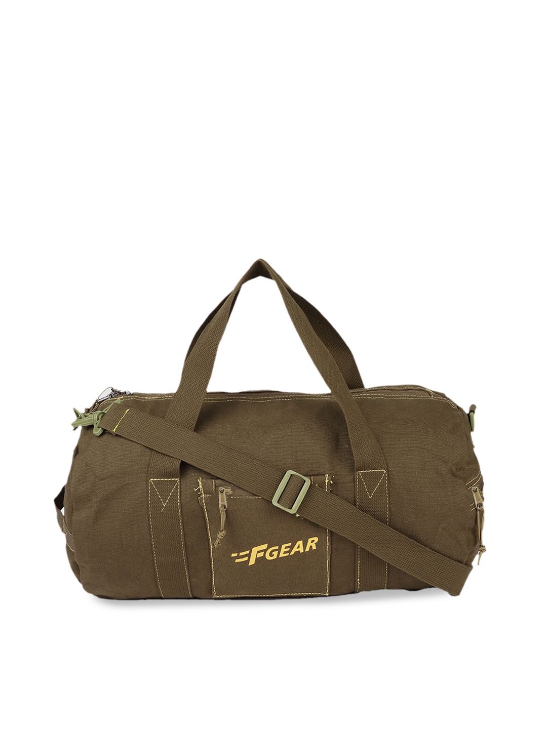 F Gear Unisex Olive Green Duffel Bag Price in India