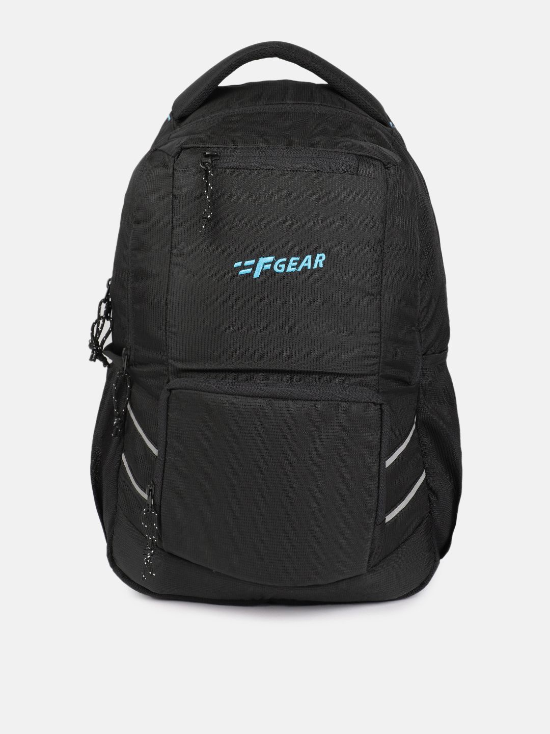 F Gear Unisex Black Brand Logo Intellect Doby Backpack Price in India