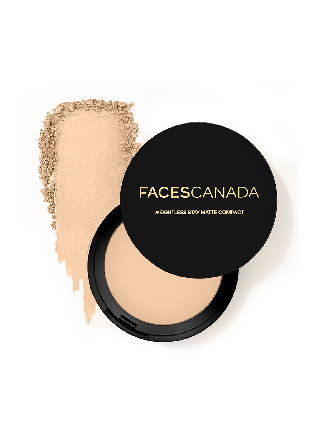 FACES CANADA Weightless Stay Matte Compact SPF20 with Vitamin E & Shea Butter - Natural 02