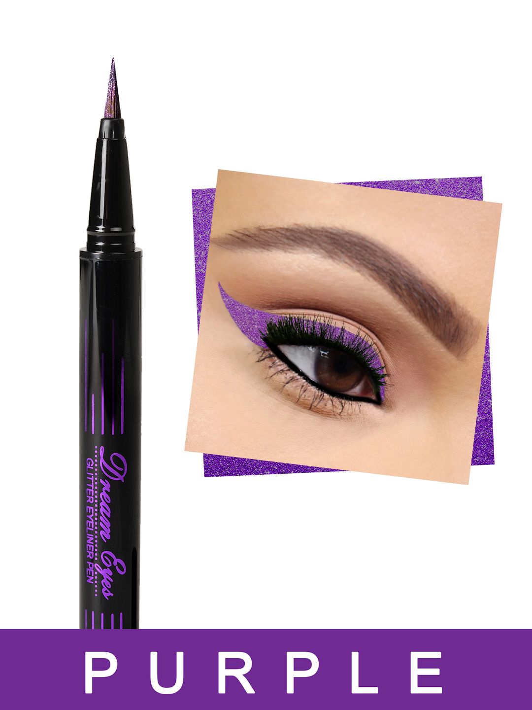 INCOLOR Purple Dream Eyes Pen Eyeliner 2 gms Price in India