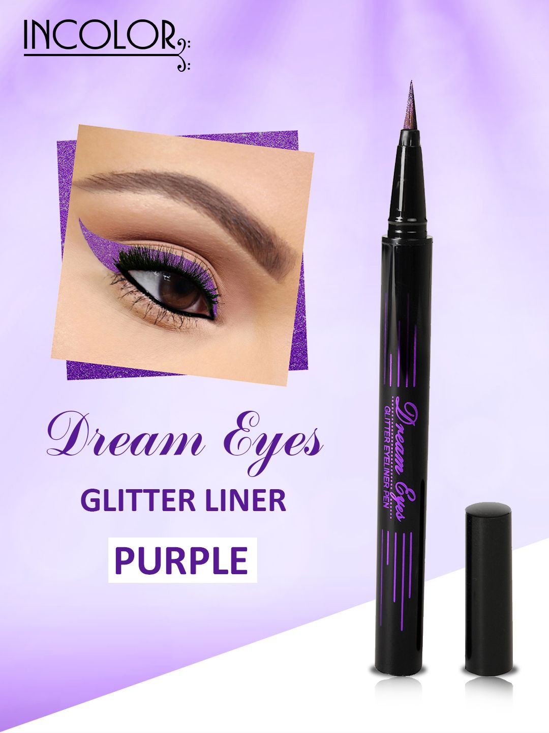 INCOLOR Purple Dream Eyes Pen Eyeliner 2 gms