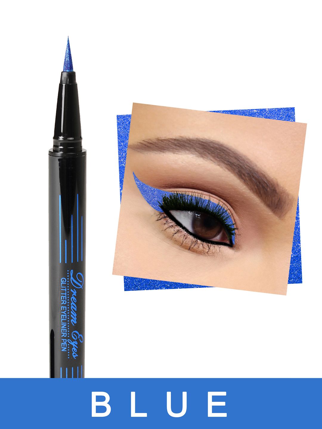 INCOLOR Blue Dream Eyes Pen Eyeliner 2 gms Price in India
