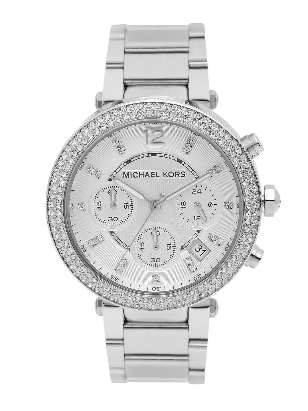 Michael Kors Women Chronograph White Dial Watch MK5353I Price in India