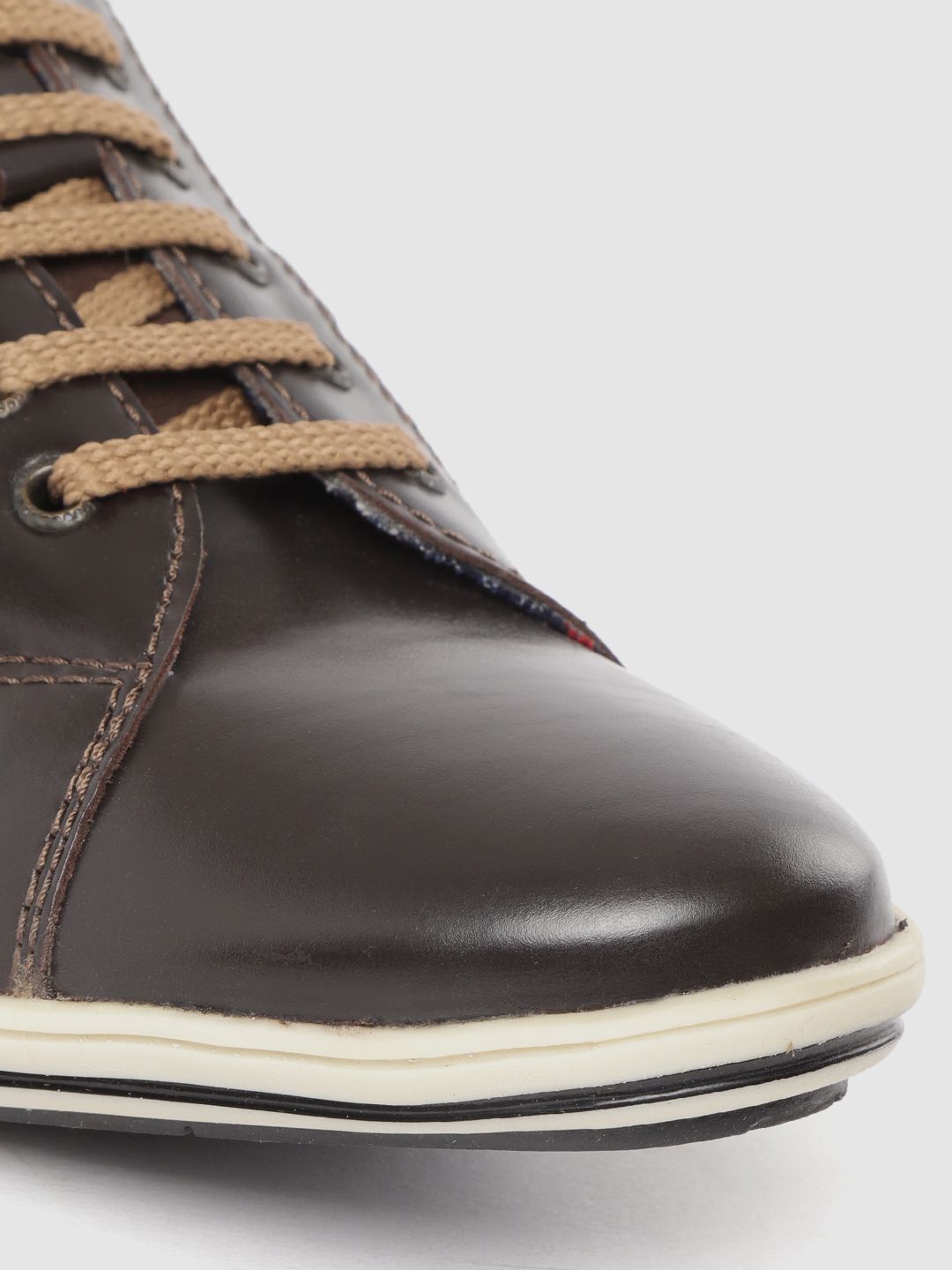 lee cooper men's leather sneakers