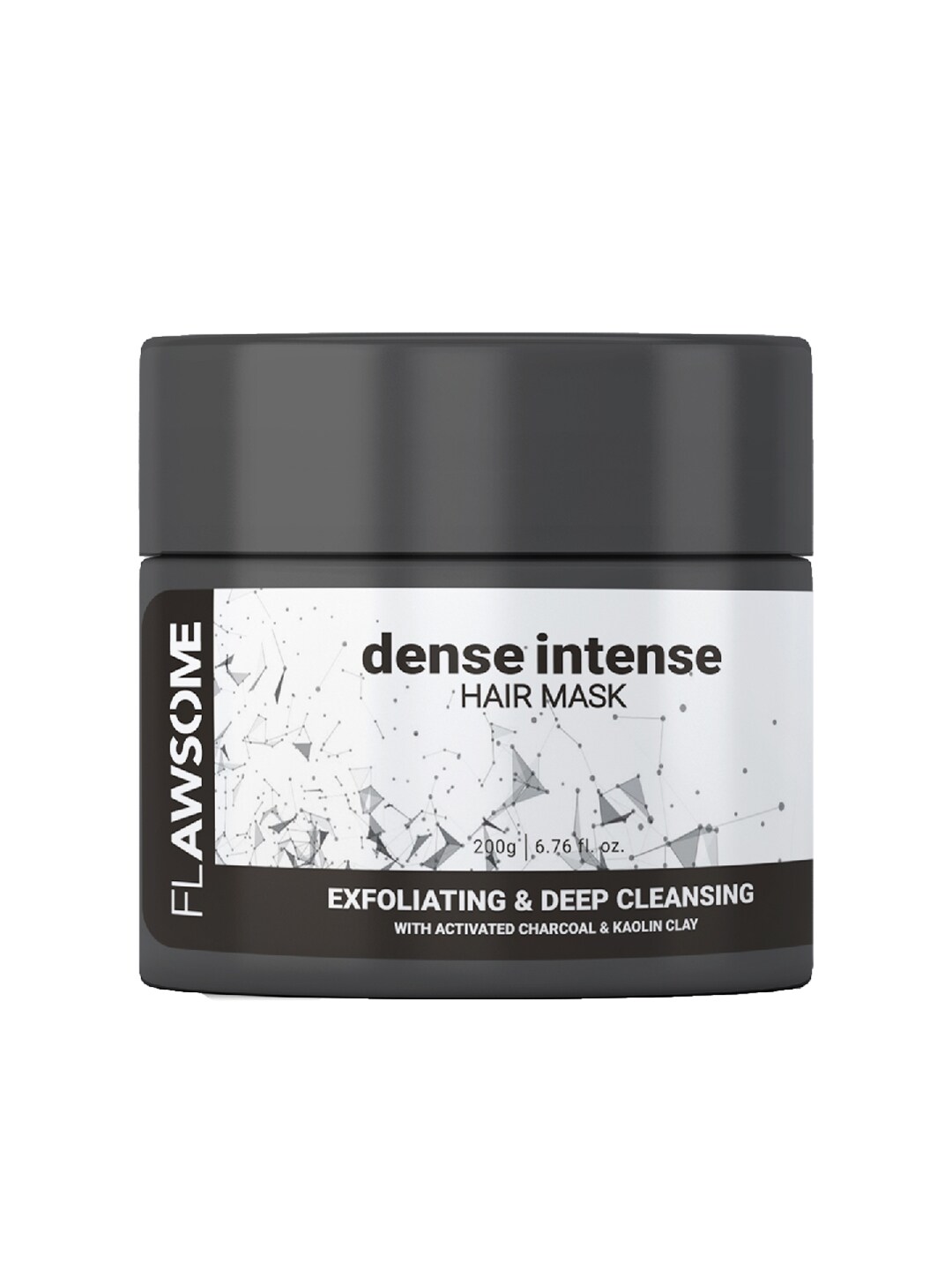 Flawsome Unisex Dense Intense Exfoliating & Deep Cleansing Scrub & Hair Mask 200 g Price in India