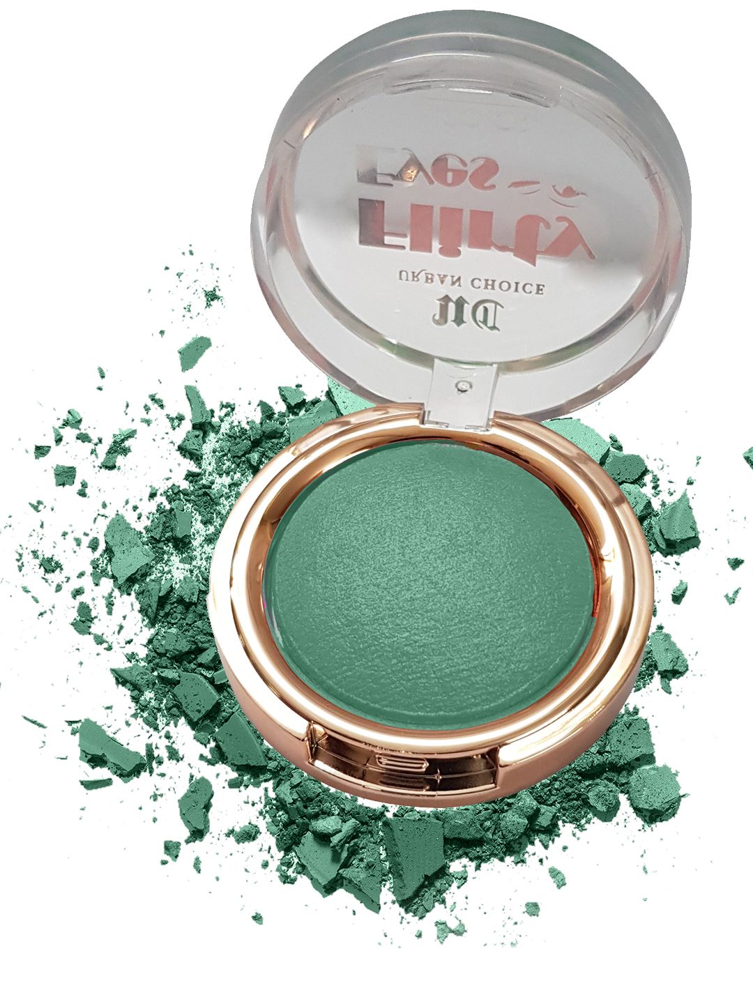 INCOLOR Teal Green Flirty Eyes Eyeshadow-20 4.5g Price in India