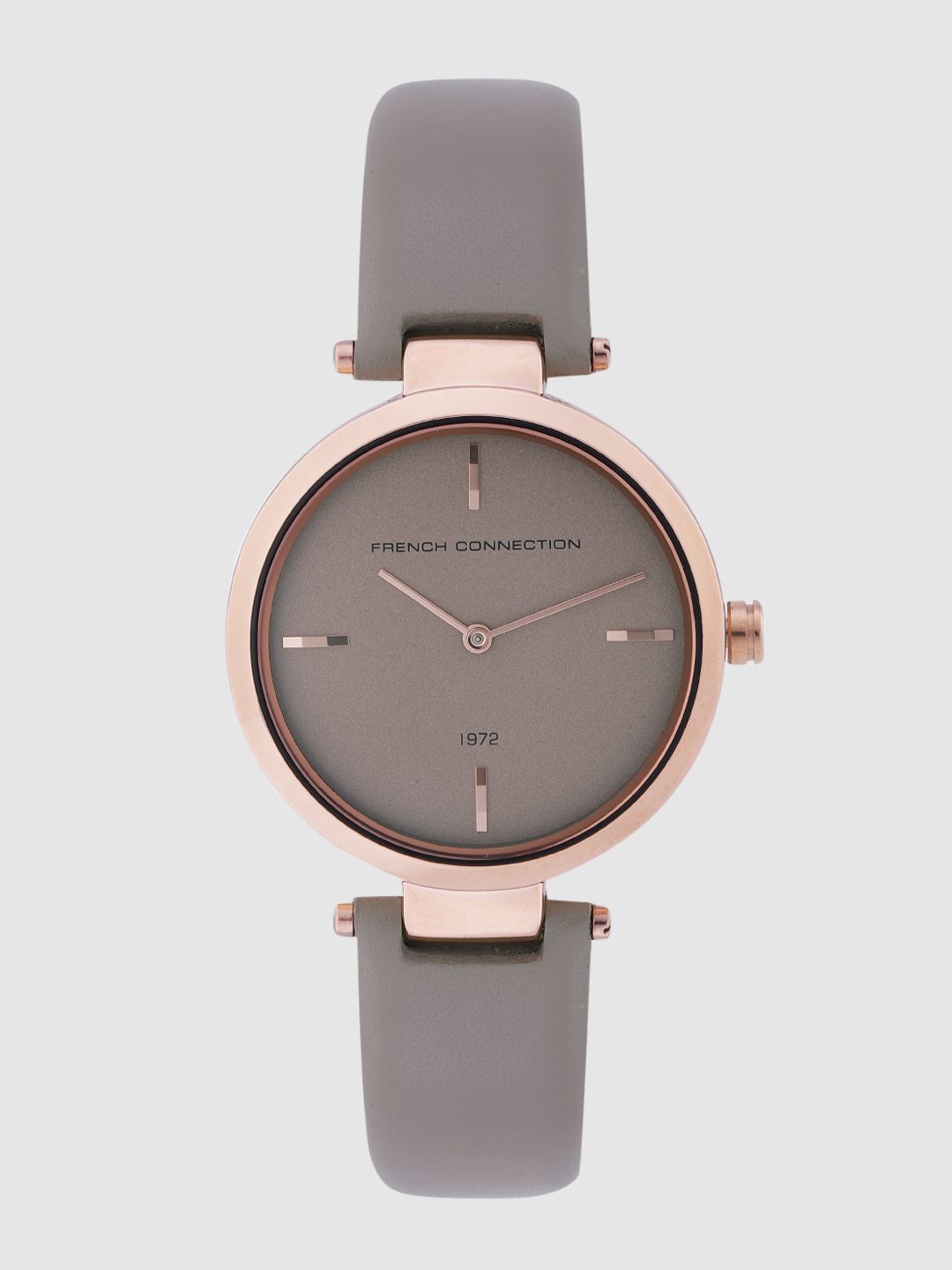 French Connection Women Taupe Analogue Watch FC138E Price in India