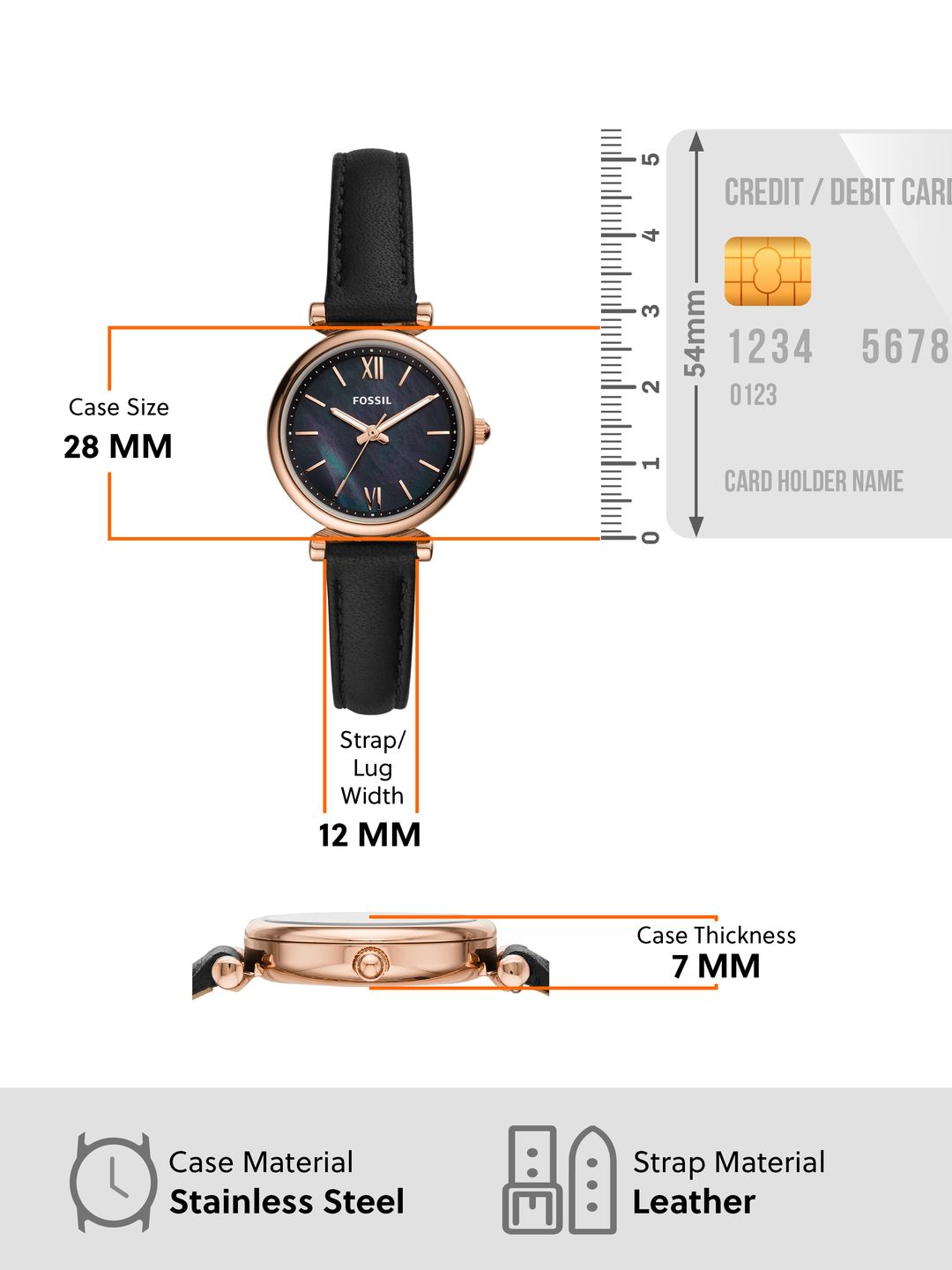 Blue Analogue Watch ES4700