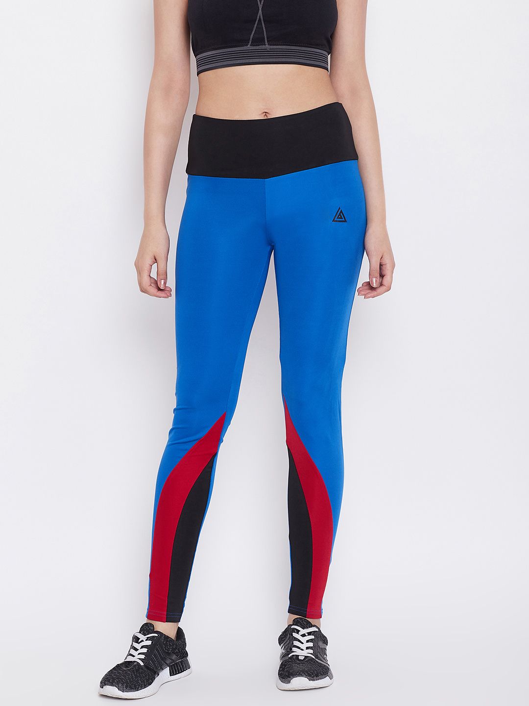 Aesthetic Bodies Women Blue Solid Tights Price in India